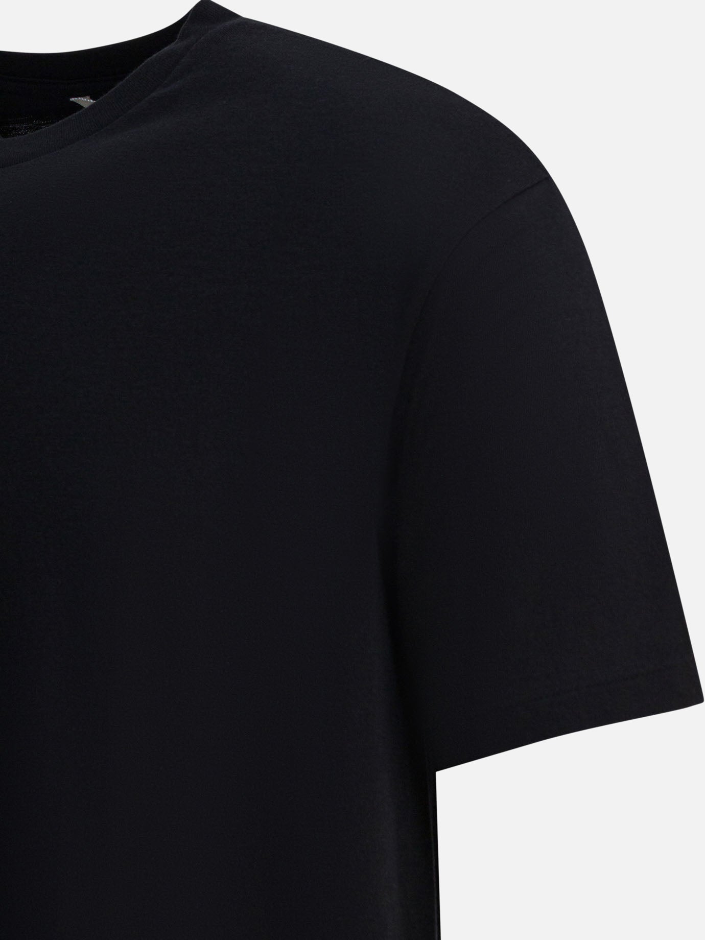 Crewneck t-shirts Solid colour  Black - Auralee Men | PDP | VIETTI Online Store | Zoom-Modal_4
