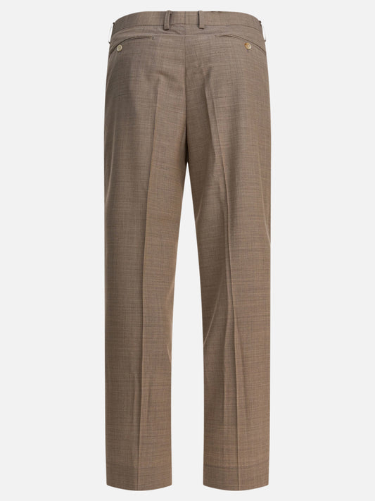 Leisure trousers Solid colour  Beige - Auralee Men | PDP | VIETTI Online Store | 2
