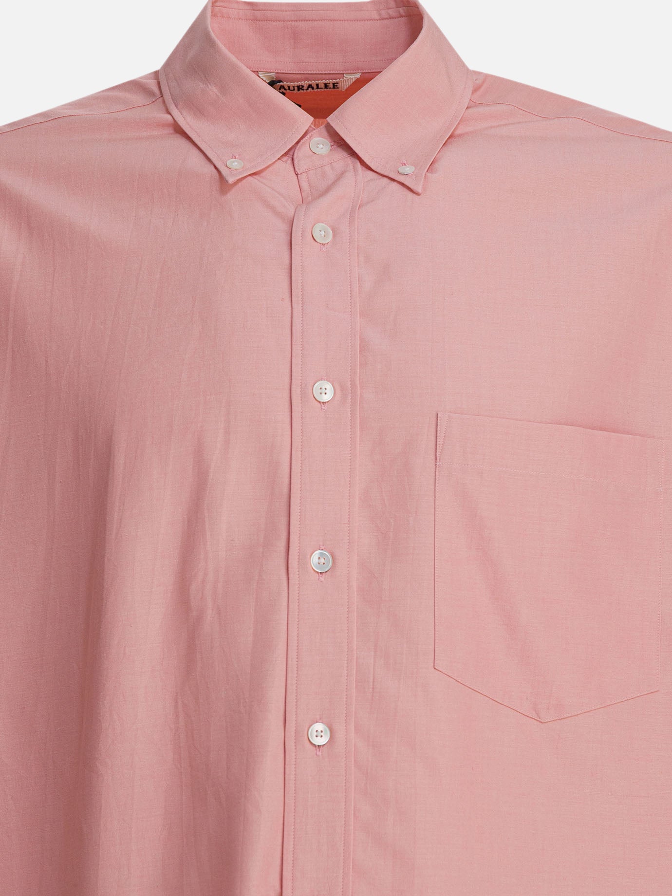 Casual shirts Solid colour  Pink - Auralee Men | PDP | VIETTI Online Store | Zoom-Modal_3
