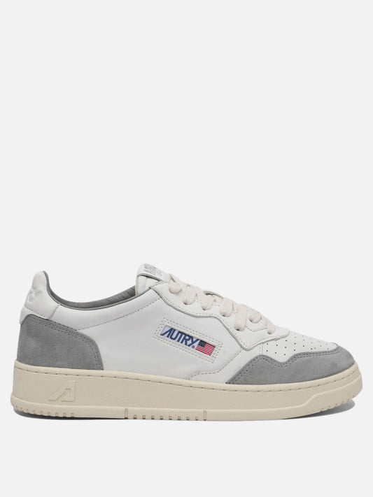 Low top sneakers 100% cow leather - 100% rubber  Grey - Autry Men | PLP | VIETTI Online Store 
