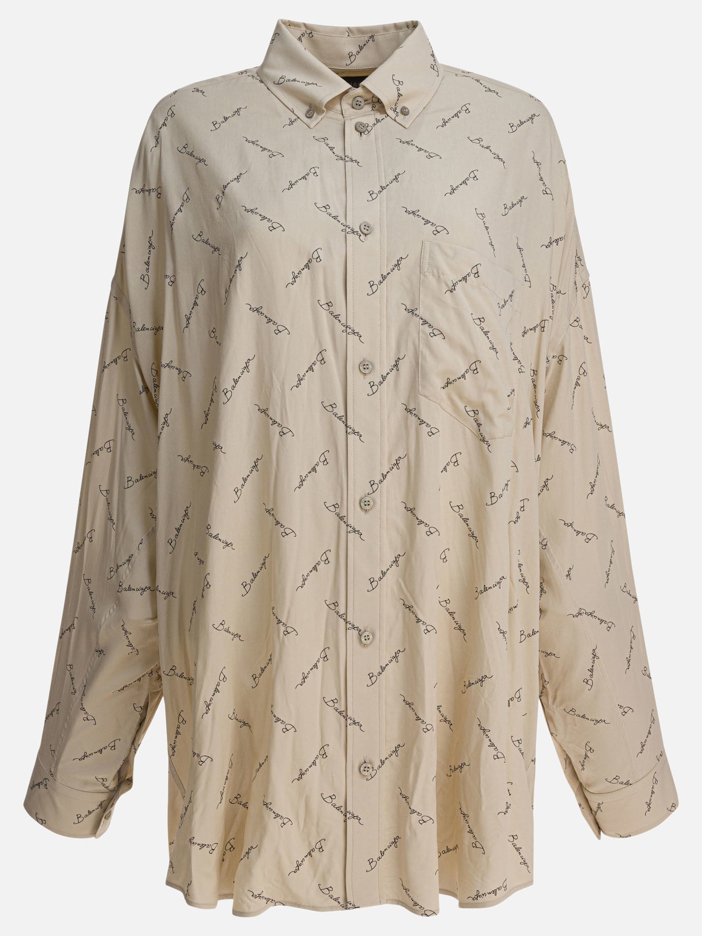 Casual shirts Logo  Beige - Balenciaga Women | PDP | VIETTI Online Store | thumbnail