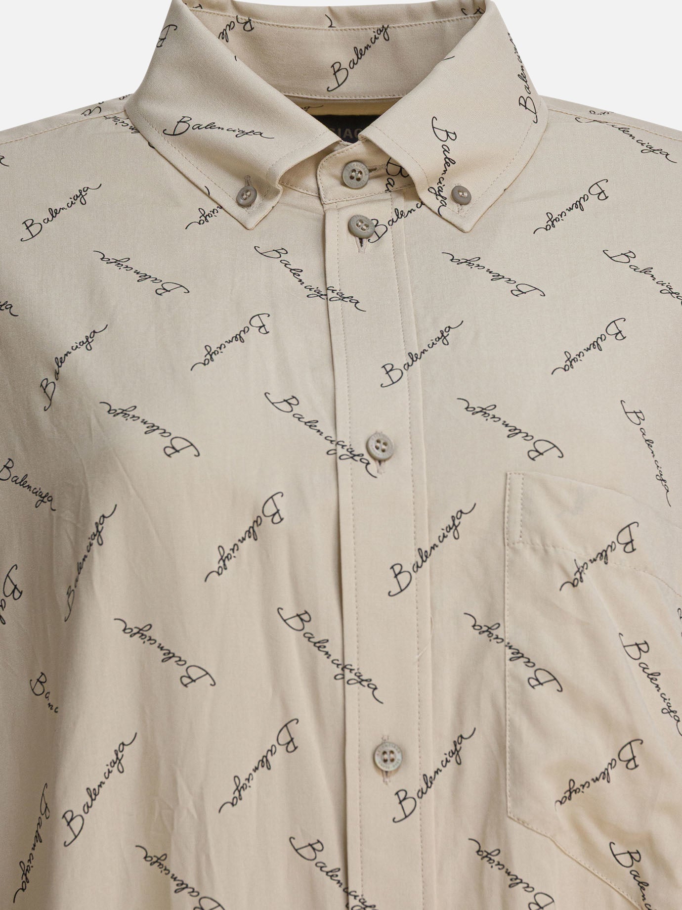 Casual shirts Logo  Beige - Balenciaga Women | PDP | VIETTI Online Store | Zoom-Modal_3
