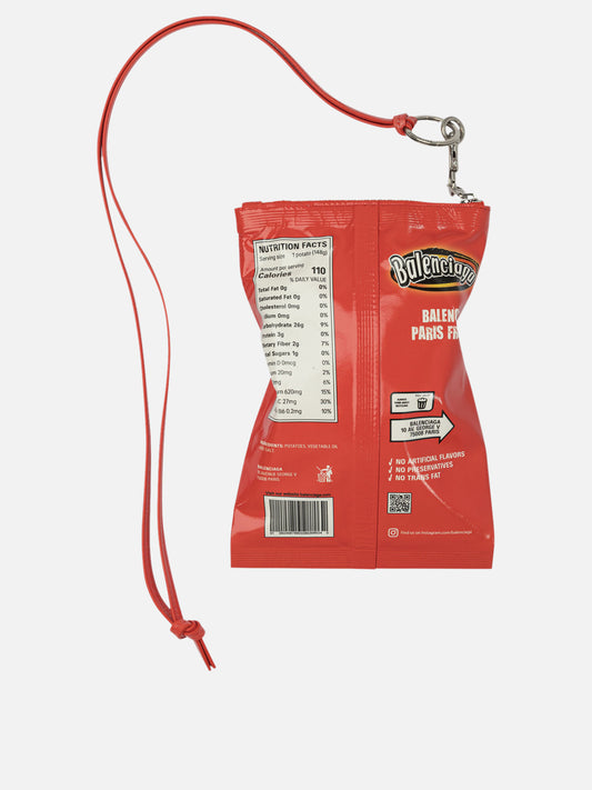 Balenciaga "Chips" cell phone pouch 10715036_UNI Red 2