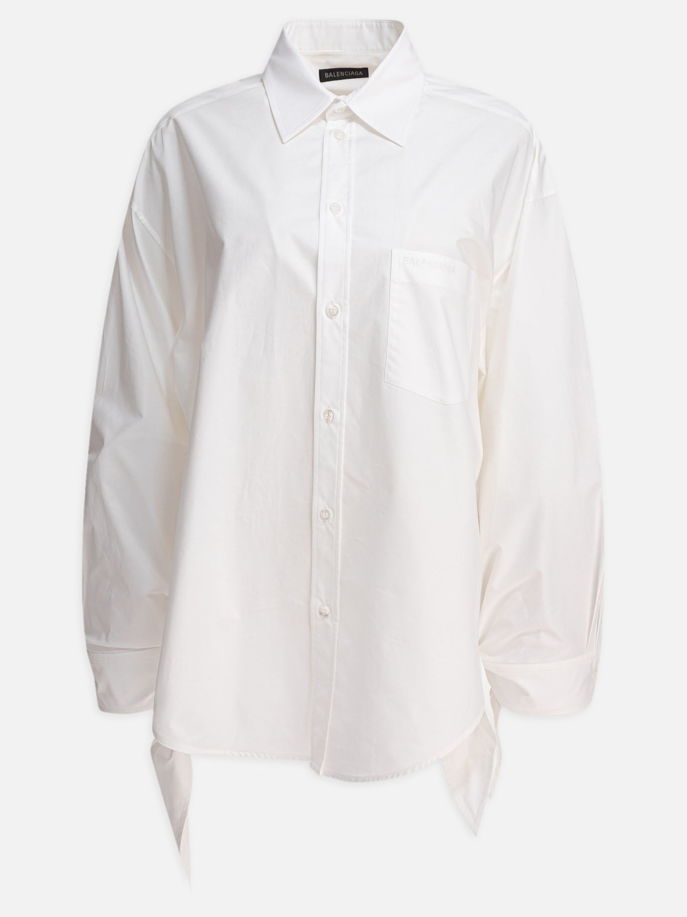 Casual shirts Solid colour  White - Balenciaga Women | PDP | VIETTI Online Store | Zoom-Modal
