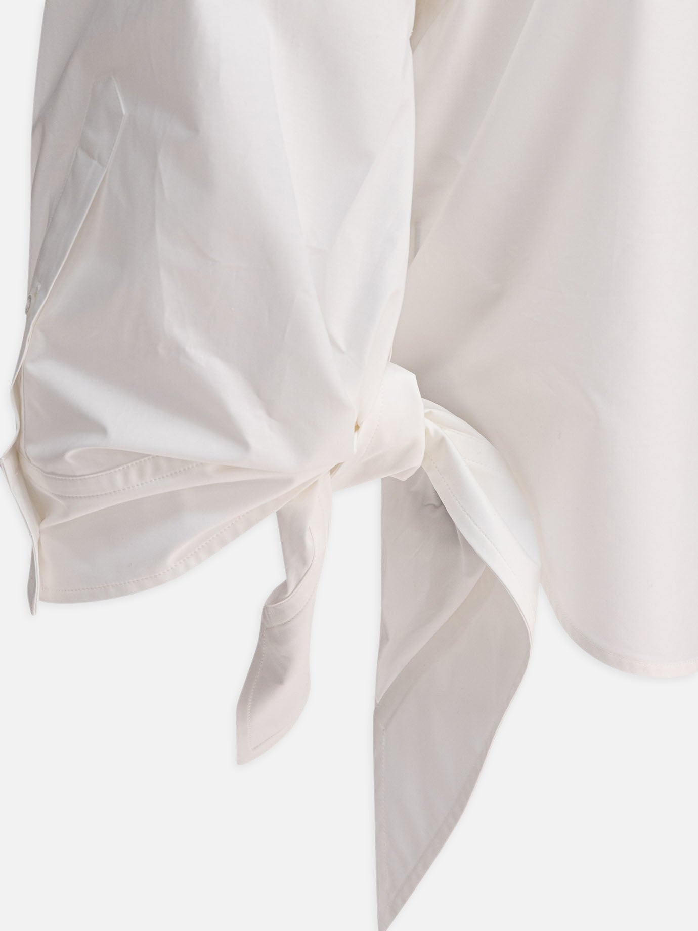 Casual shirts Solid colour  White - Balenciaga Women | PDP | VIETTI Online Store | thumbnail_4