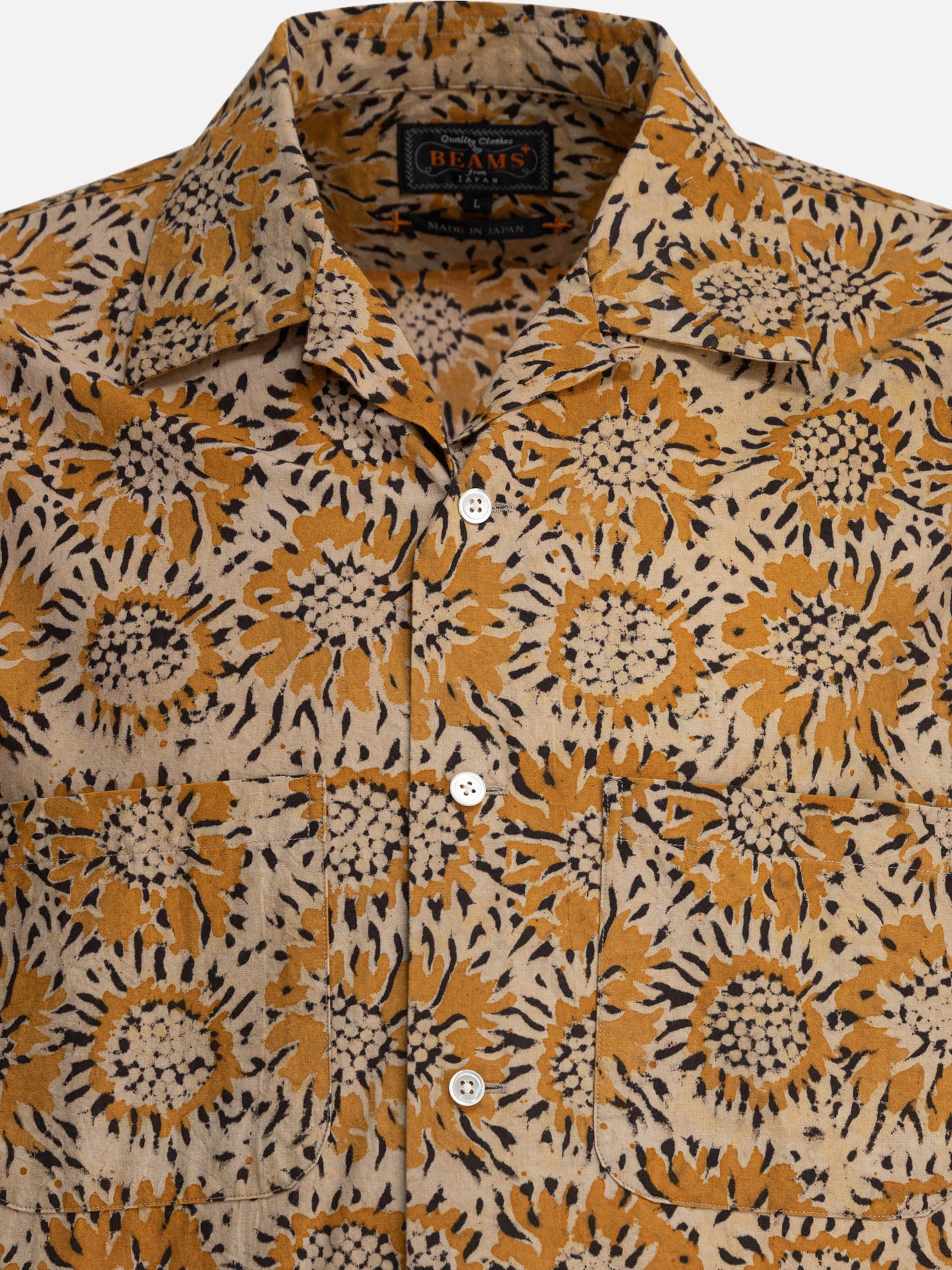 Casual shirts Floral  Yellow - Beams Plus Men | PDP | VIETTI Online Store | Zoom-Modal_3
