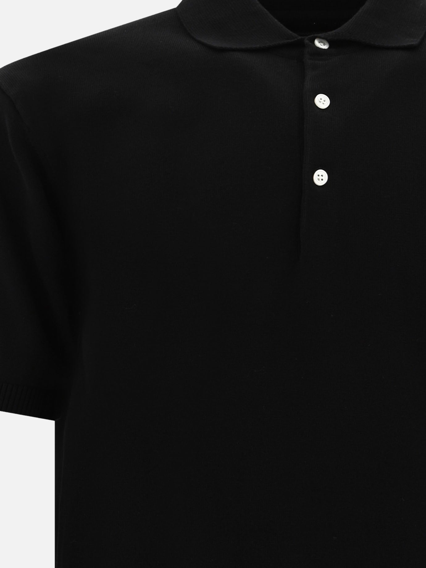Polo shirts with buttons Solid colour  Black - Beams Plus Men | PDP | VIETTI Online Store | Zoom-Modal_4
