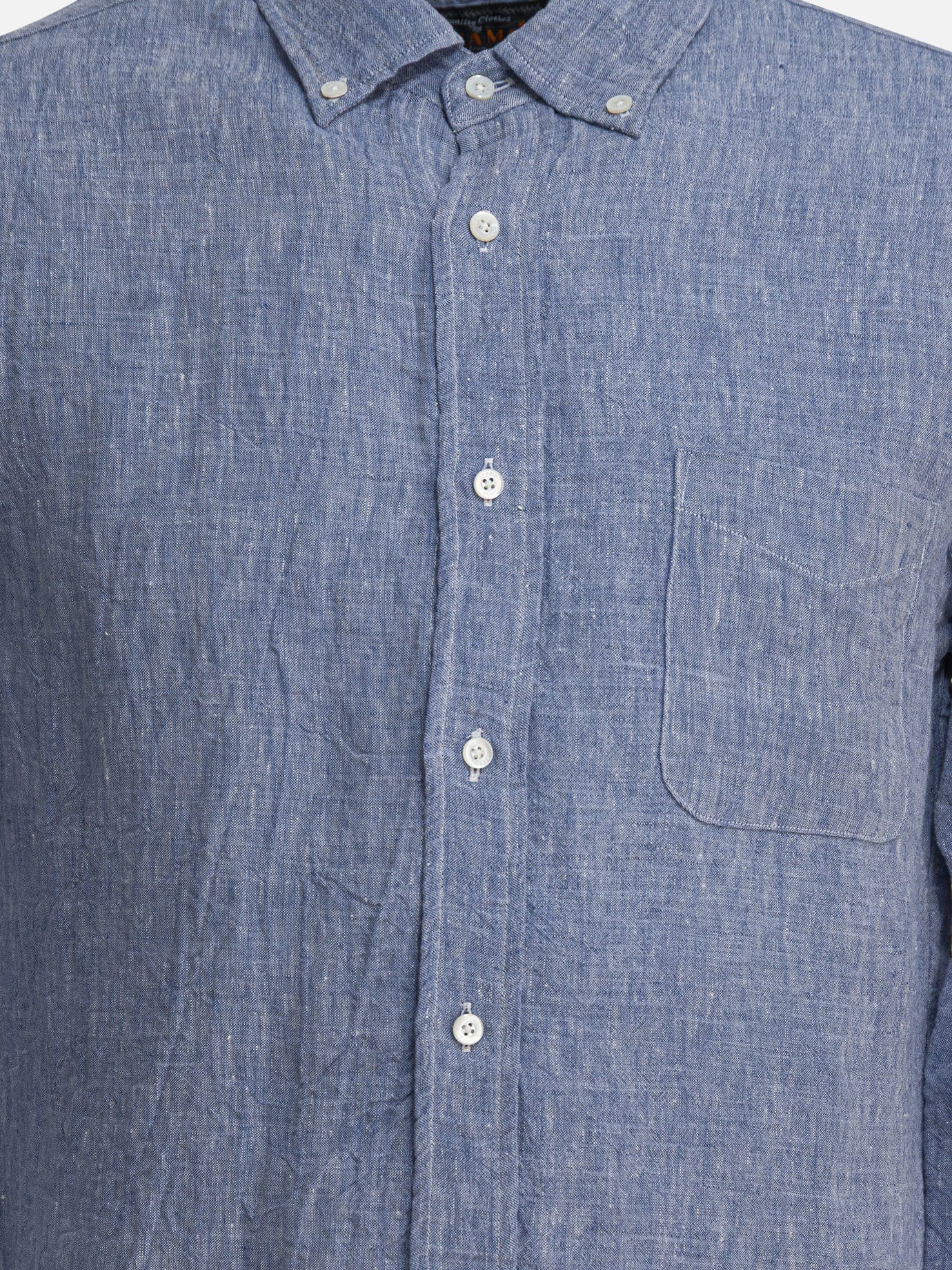 Casual shirts Solid colour  Blue - Beams Plus Men | PDP | VIETTI Online Store | Zoom-Modal_3
