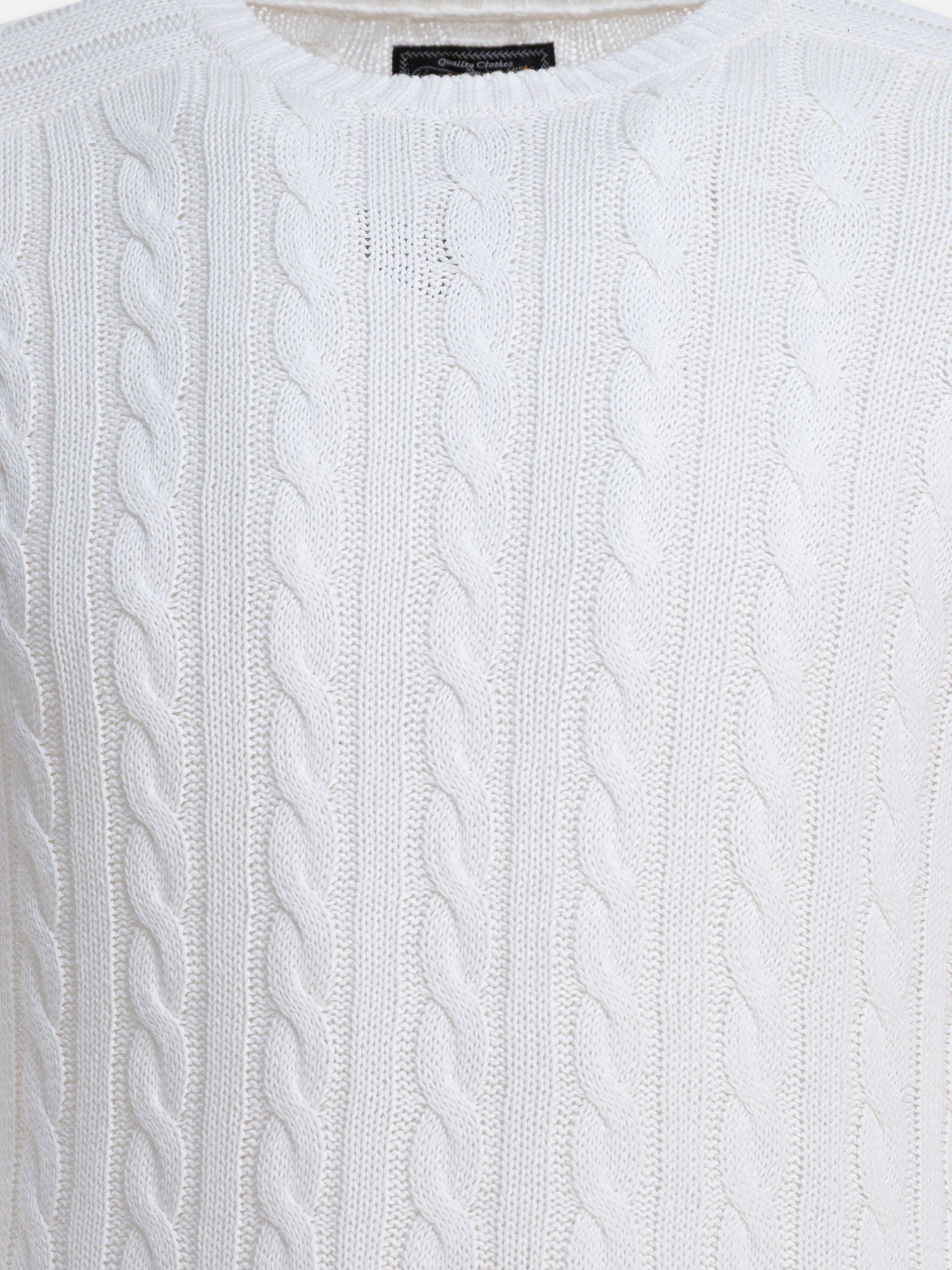 Crewneck sweaters Solid colour  White - Beams Plus Men | PDP | VIETTI Online Store | Zoom-Modal_3
