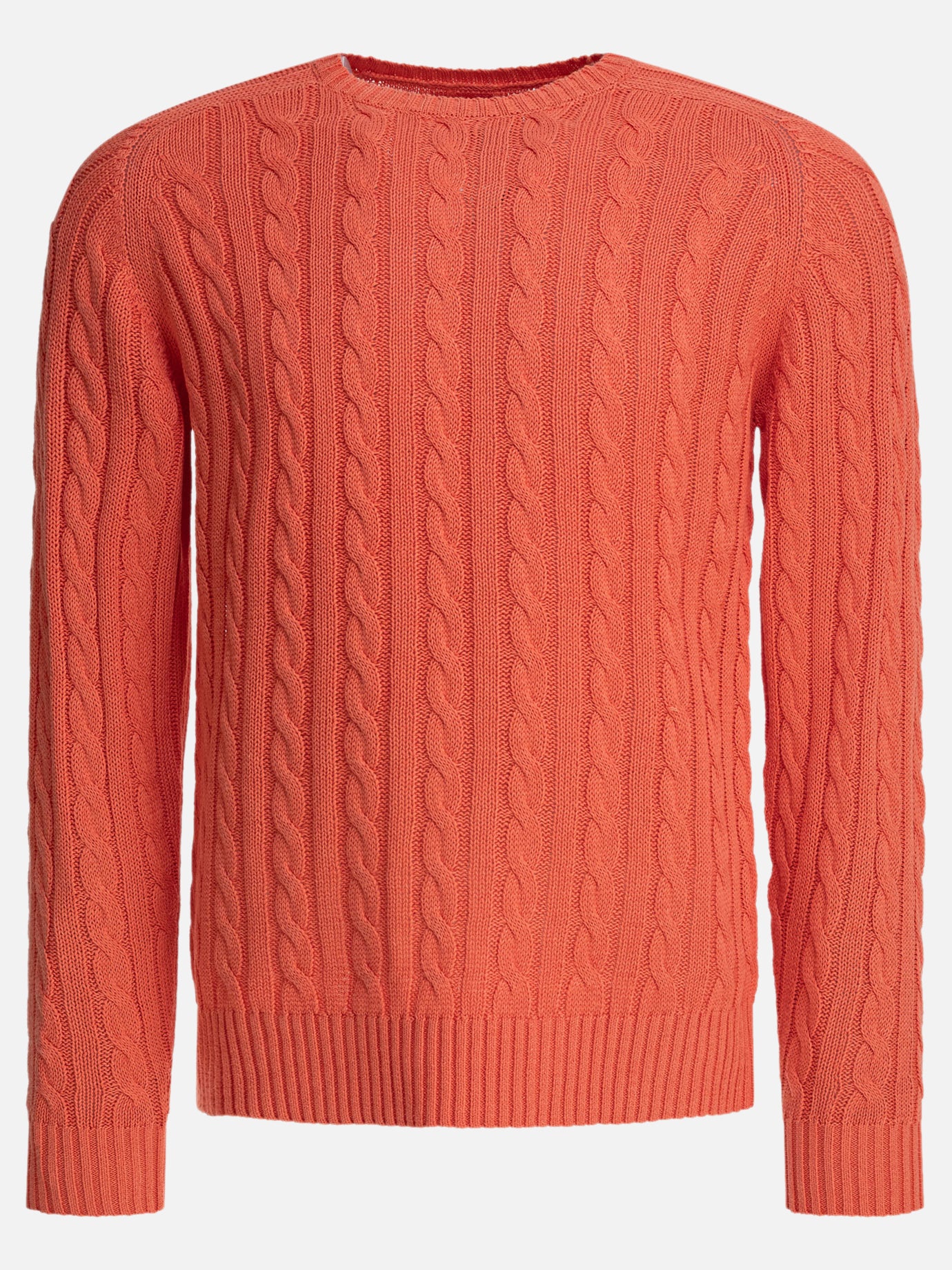 Beams Plus Linen and cotton sweater 19838897_S Pink thumbnail_1