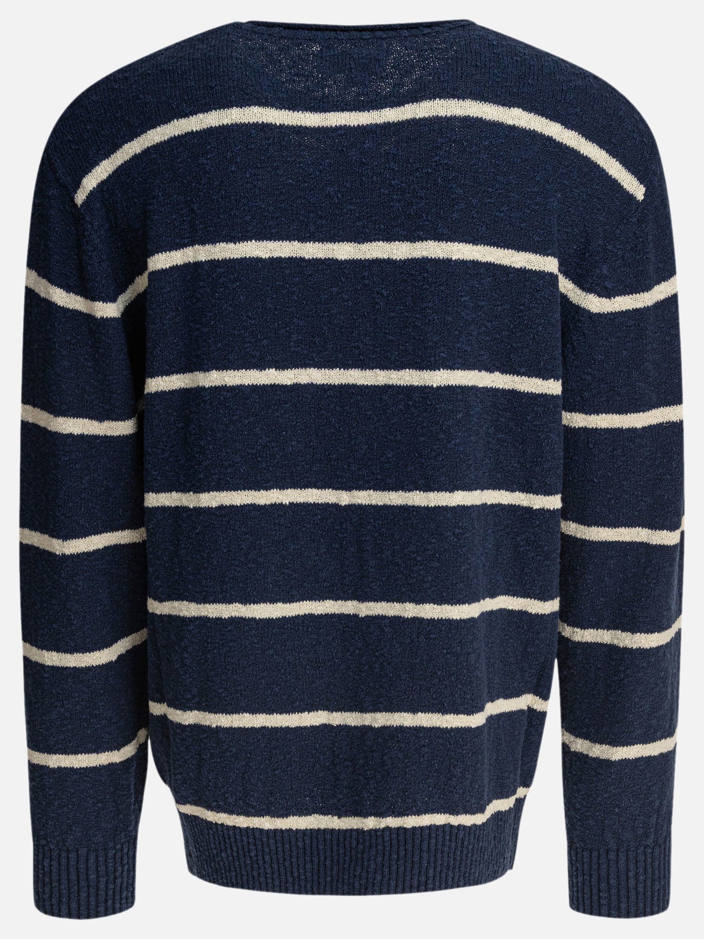 Crewneck sweaters Striped  Blue - Beams Plus Men | PDP | VIETTI Online Store | thumbnail_2