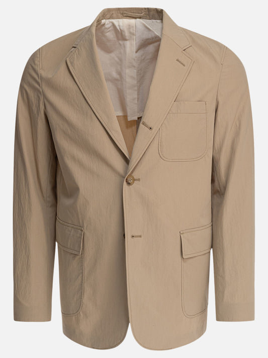 Beams Plus "3B Comfort Cloth" blazer jacket 11748894_S Beige 1
