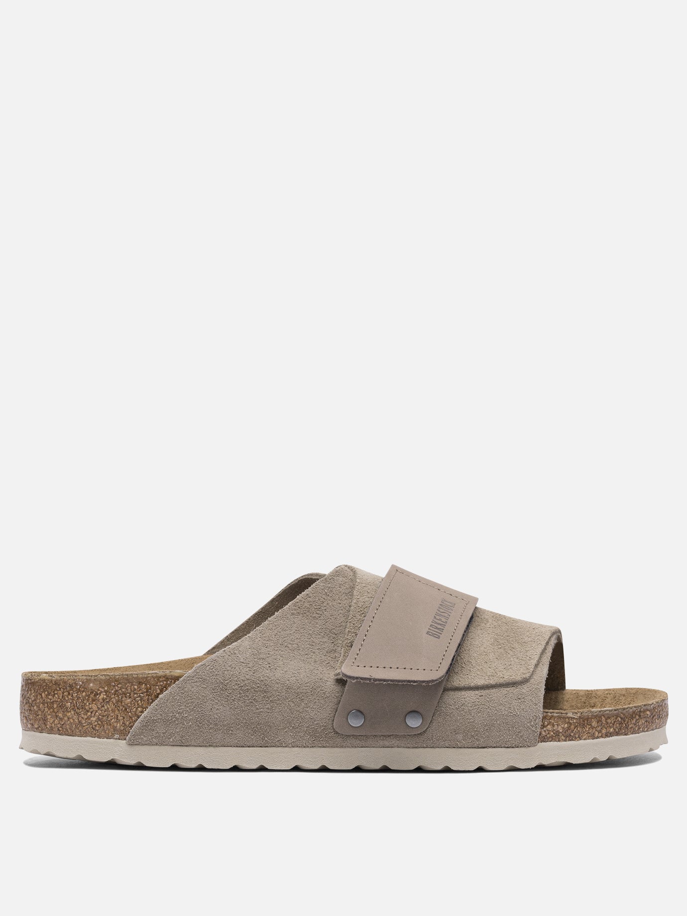 Slides 100% suede - 100% rubber  Beige - Birkenstock Men | PDP | VIETTI Online Store | Zoom-Modal
