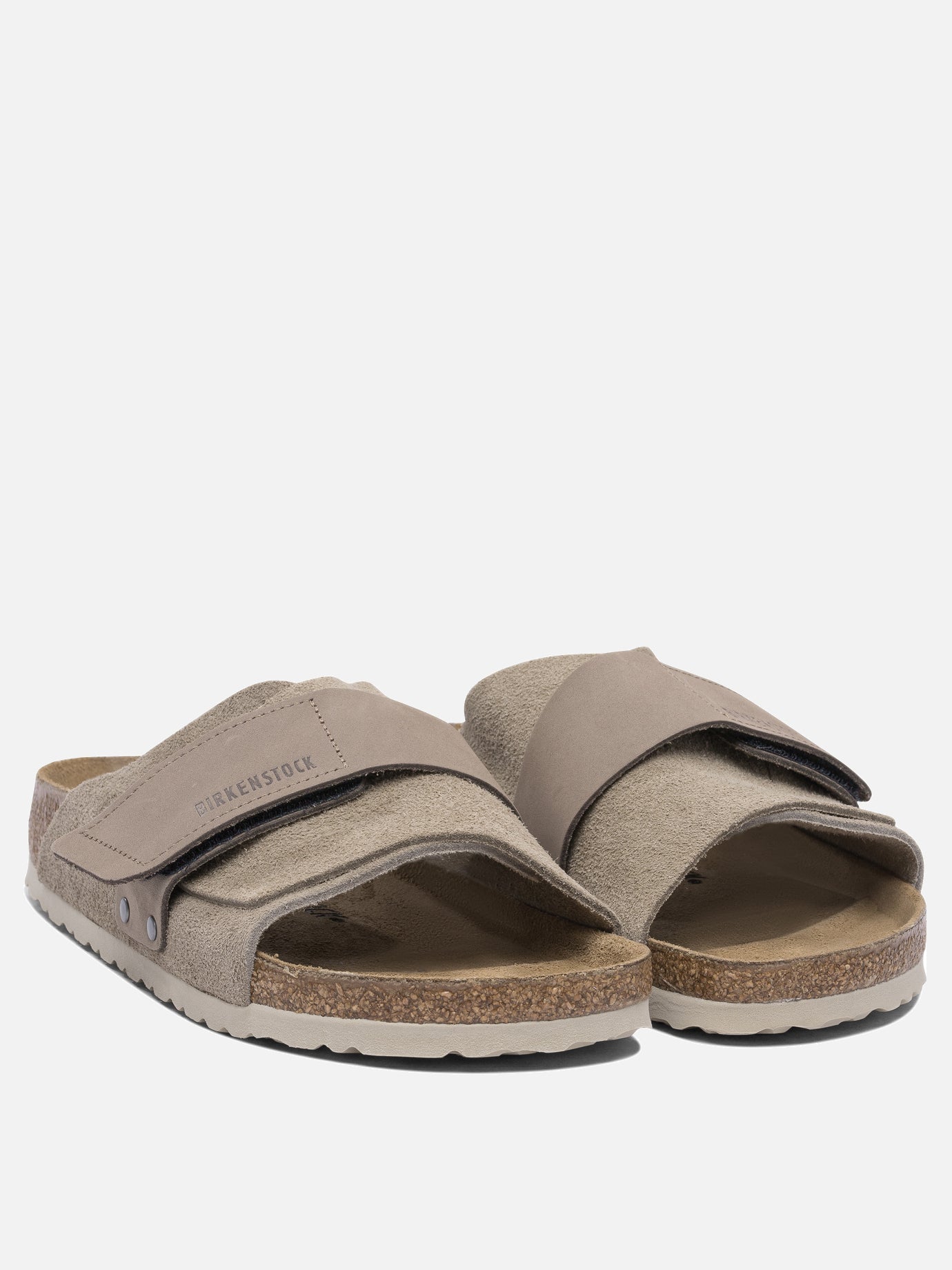 Slides 100% suede - 100% rubber  Beige - Birkenstock Men | PDP | VIETTI Online Store | Zoom-Modal_2
