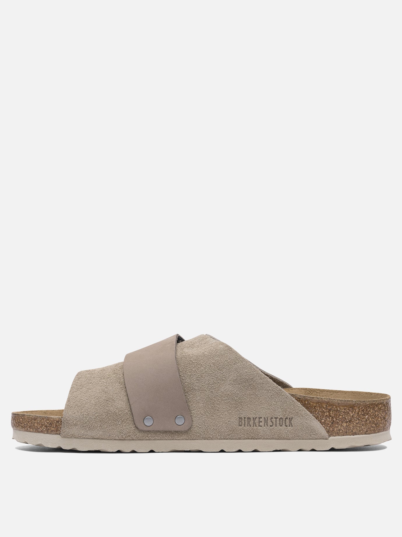 Slides 100% suede - 100% rubber  Beige - Birkenstock Men | PDP | VIETTI Online Store | Zoom-Modal_3
