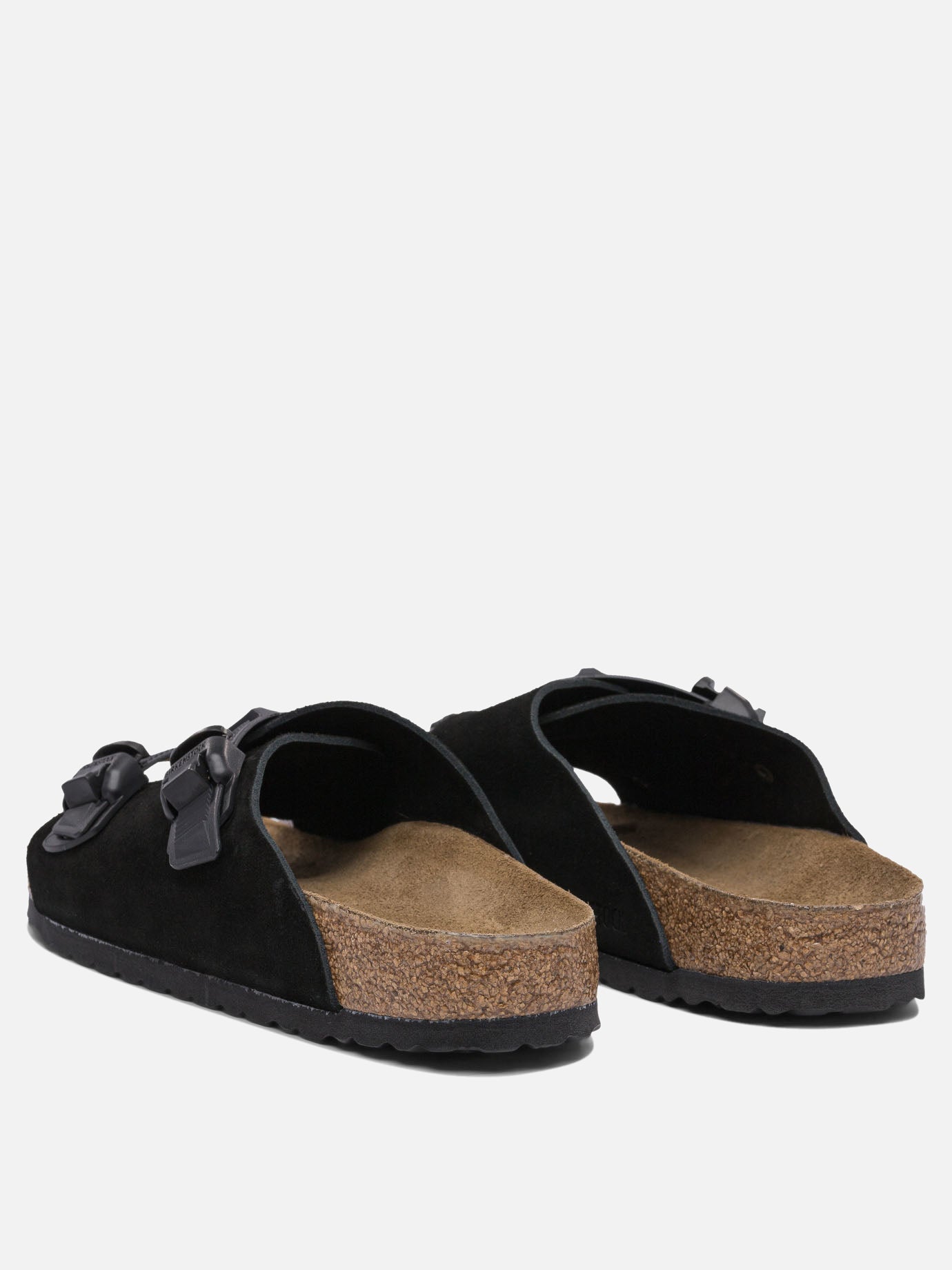 Flat sandals 100% suede - 100% rubber  Black - Birkenstock Men | PDP | VIETTI Online Store | thumbnail_4