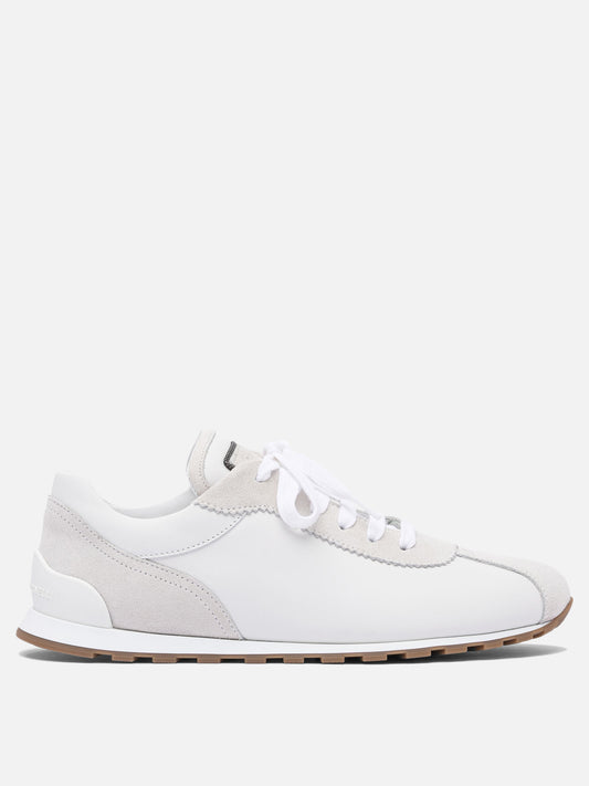 Low top sneakers 100% leather - 100% rubber  White - Brunello Cucinelli Women | PLP | VIETTI Online Store 
