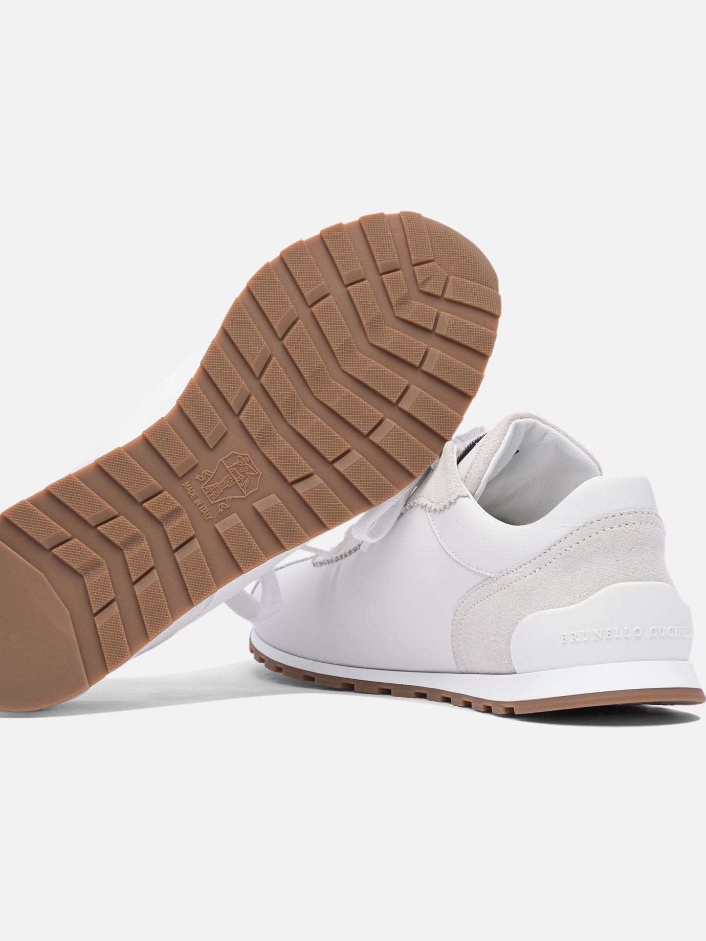 Low top sneakers 100% leather - 100% rubber  White - Brunello Cucinelli Women | PDP | VIETTI Online Store | Zoom-Modal_5
