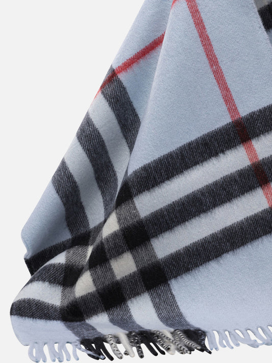 Fringed scarves Check  Light blue - Burberry Men | PLP | VIETTI Online Store | 2
