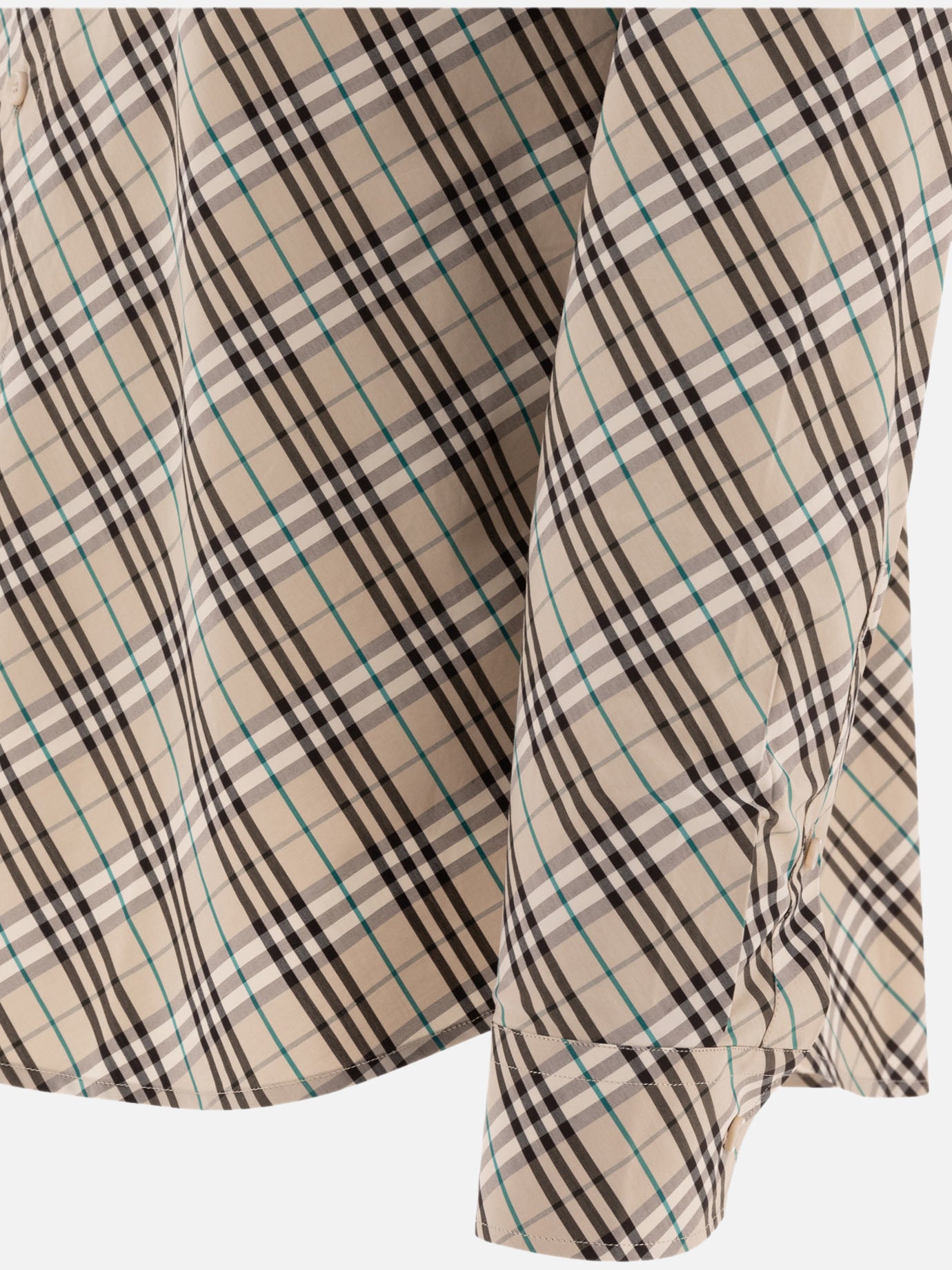 Burberry Cotton Check Shirt 16794608_L Beige thumbnail_4