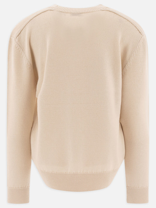 Burberry Wool crew neck sweater 12604738_M Beige 2