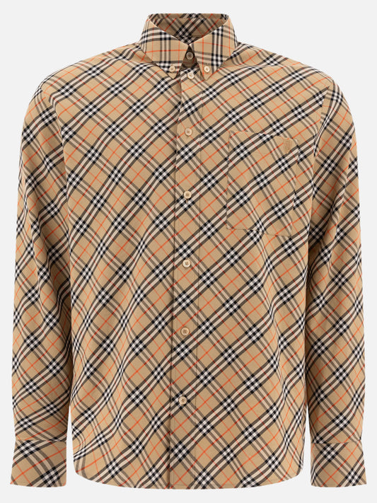 Casual shirts Check  Beige - Burberry Men | PLP | VIETTI Online Store 
