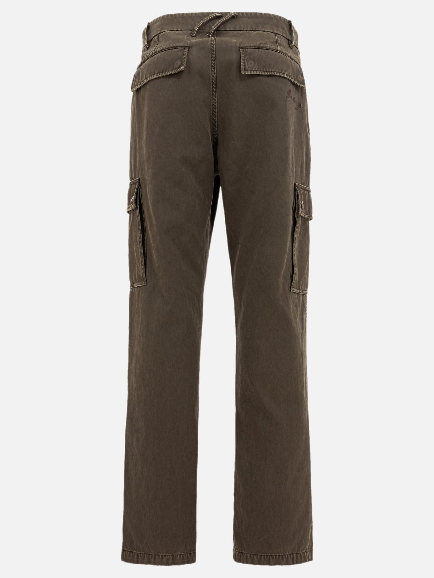 Burberry Gabardine cargo trousers 11887746_48 Brown thumbnail_2