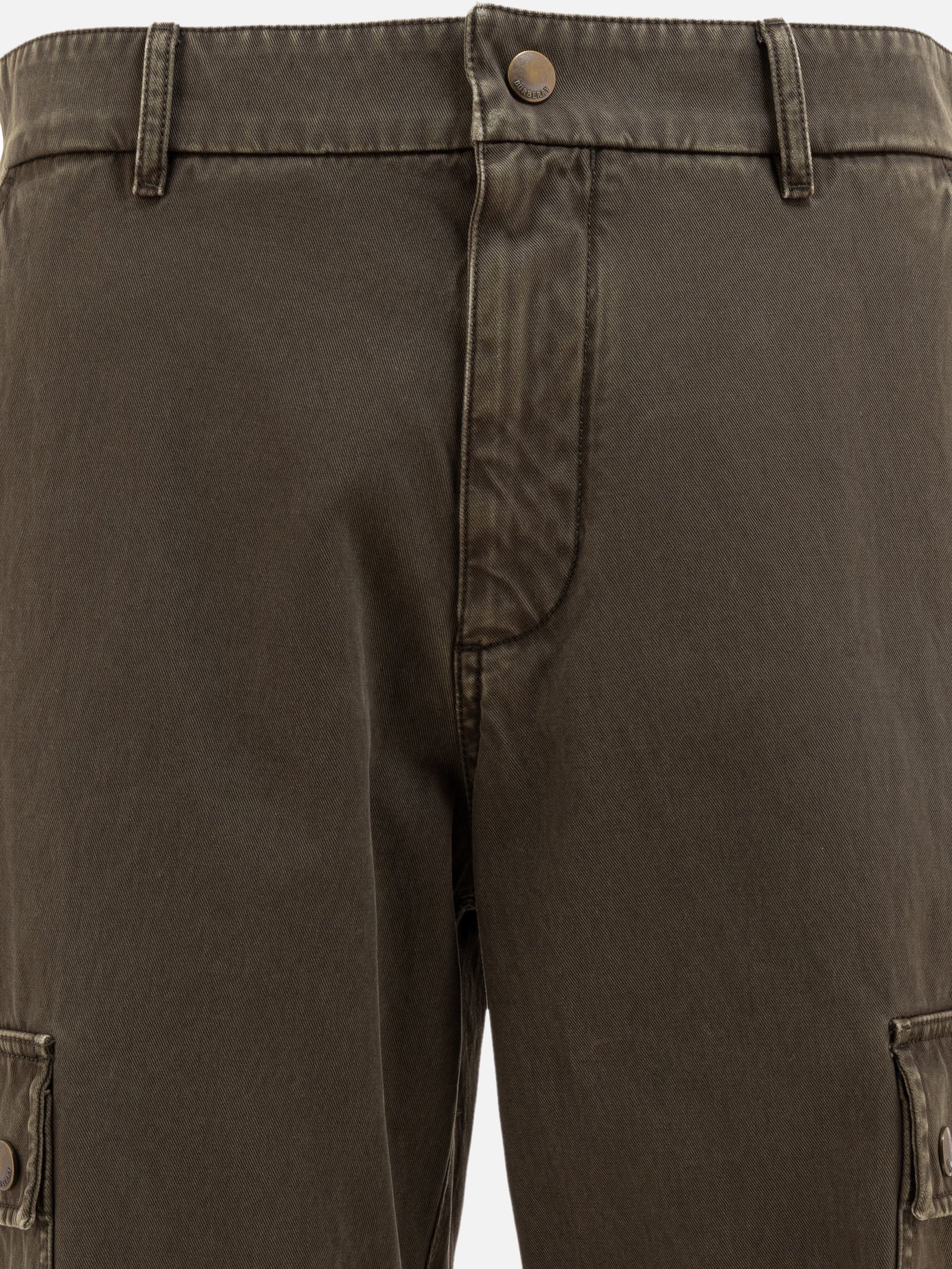 Burberry Gabardine cargo trousers 11887746_48 Brown thumbnail_3