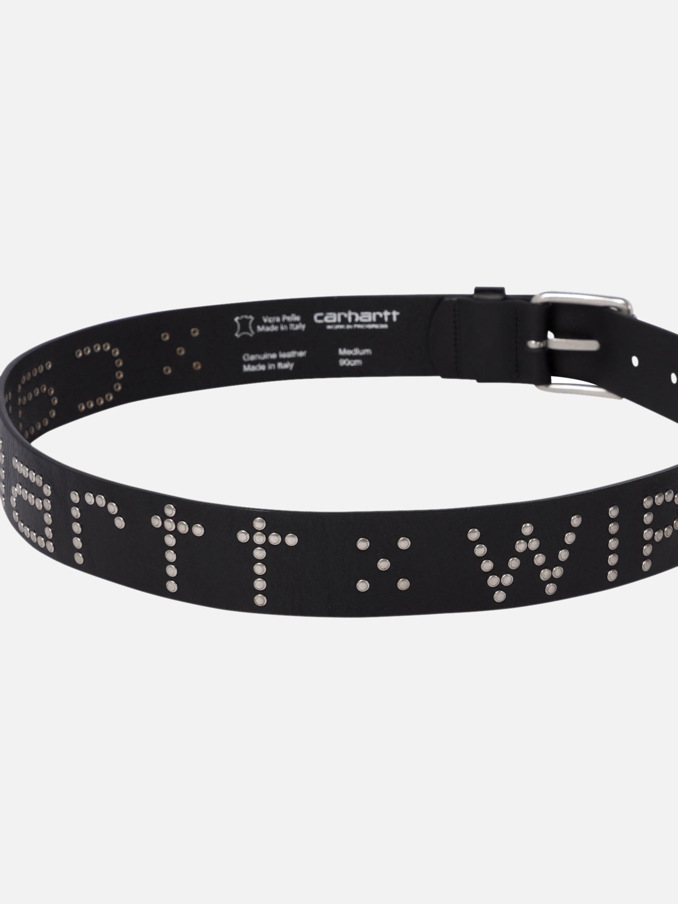 Leather belts 100% cotton  Black - Carhartt WIP Men | PDP | VIETTI Online Store | thumbnail_2