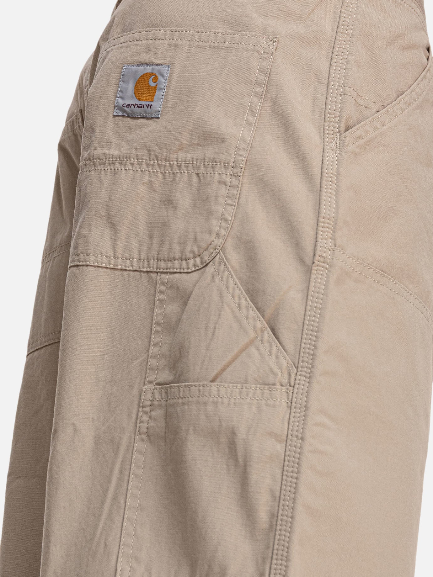 Work pants Solid colour  Beige - Carhartt WIP Men | PDP | VIETTI Online Store | thumbnail_4