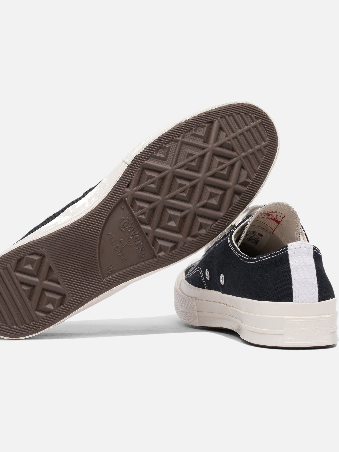 Low top sneakers 100% cotton - 100% rubber  Black - Comme Des Garçons Play Men | PDP | VIETTI Online Store | thumbnail_5