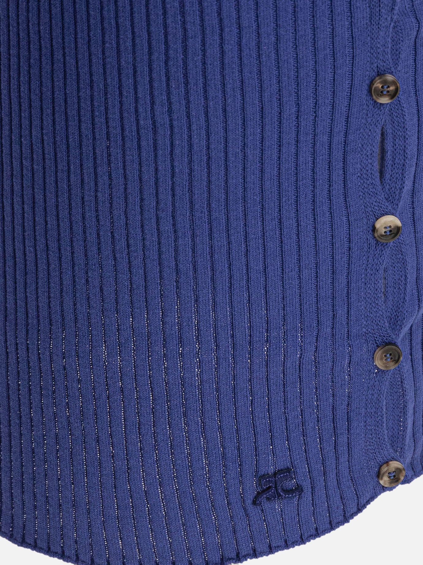 Miniskirts Striped  Blue - Courrèges Women | PDP | VIETTI Online Store | Zoom-Modal_4
