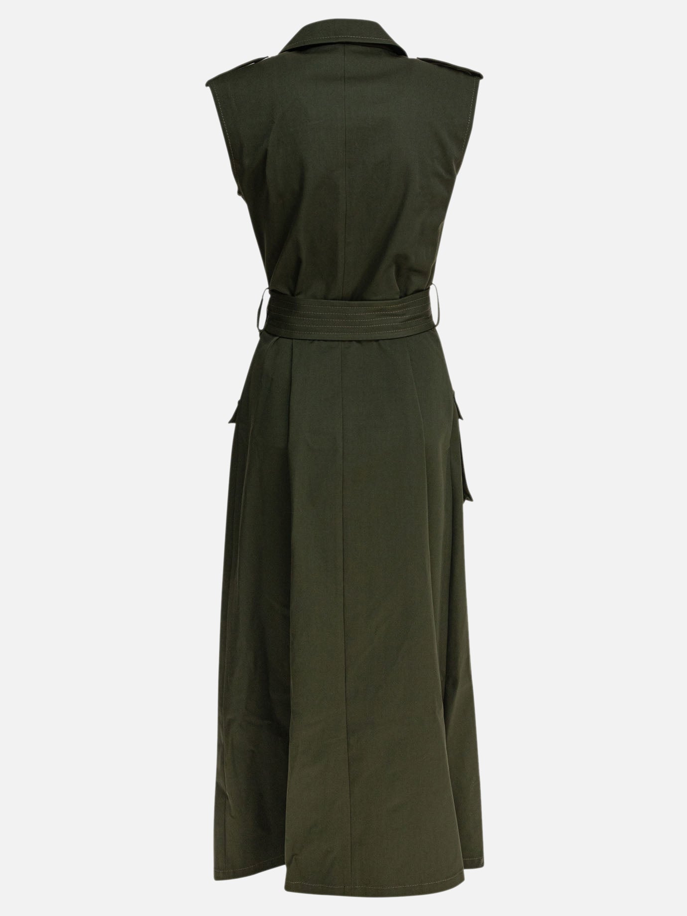 Midi dresses Solid colour  Green - Elie Saab Women | PDP | VIETTI Online Store | thumbnail_2