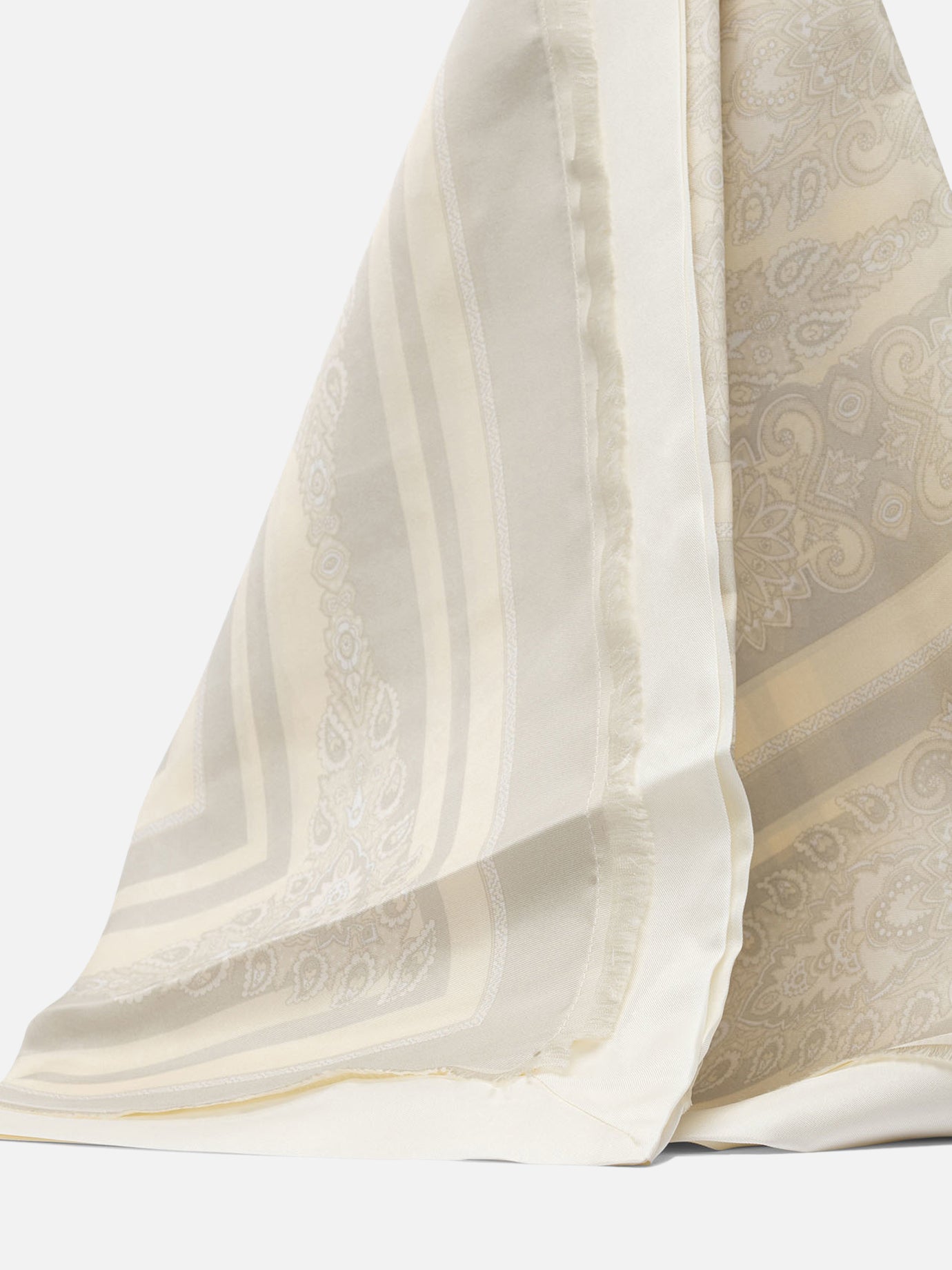 Silk scarves 100% silk  White - Etro Women | PDP | VIETTI Online Store | thumbnail_2