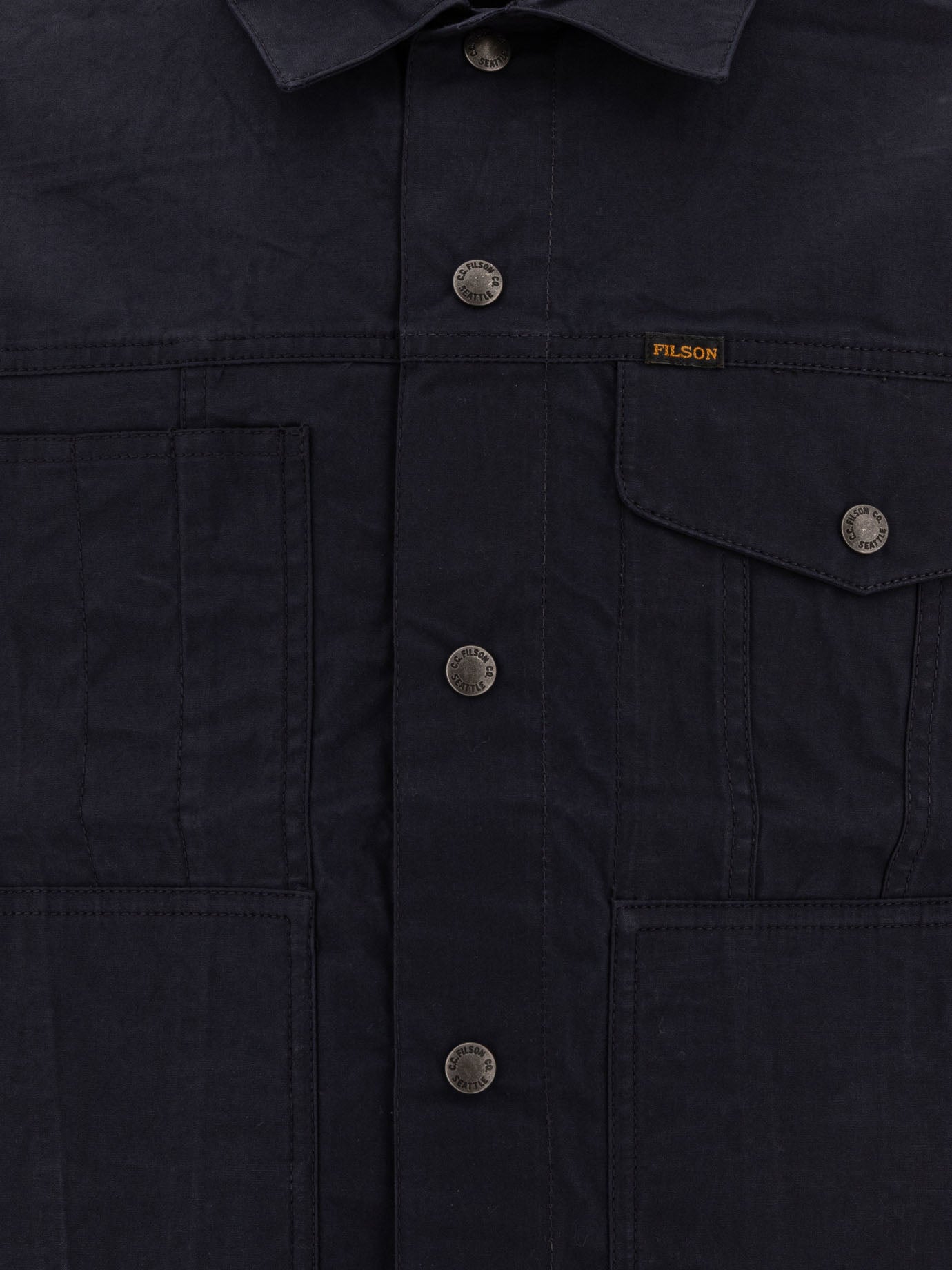 Overshirt jackets Solid colour  Blue - Filson Men | PDP | VIETTI Online Store | Zoom-Modal_3
