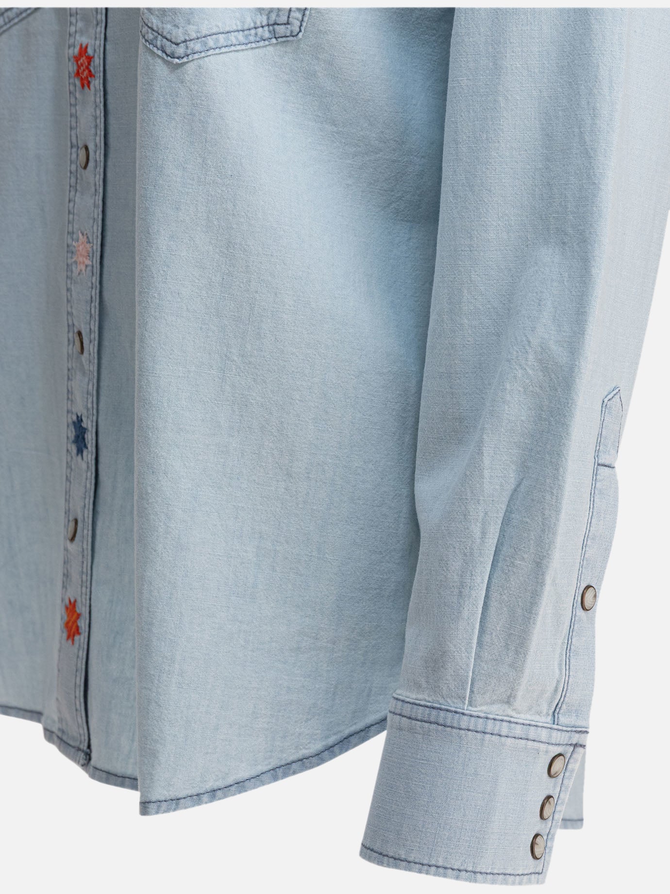 Casual shirts Embroidered  Light blue - Filson Women | PDP | VIETTI Online Store | Zoom-Modal_4
