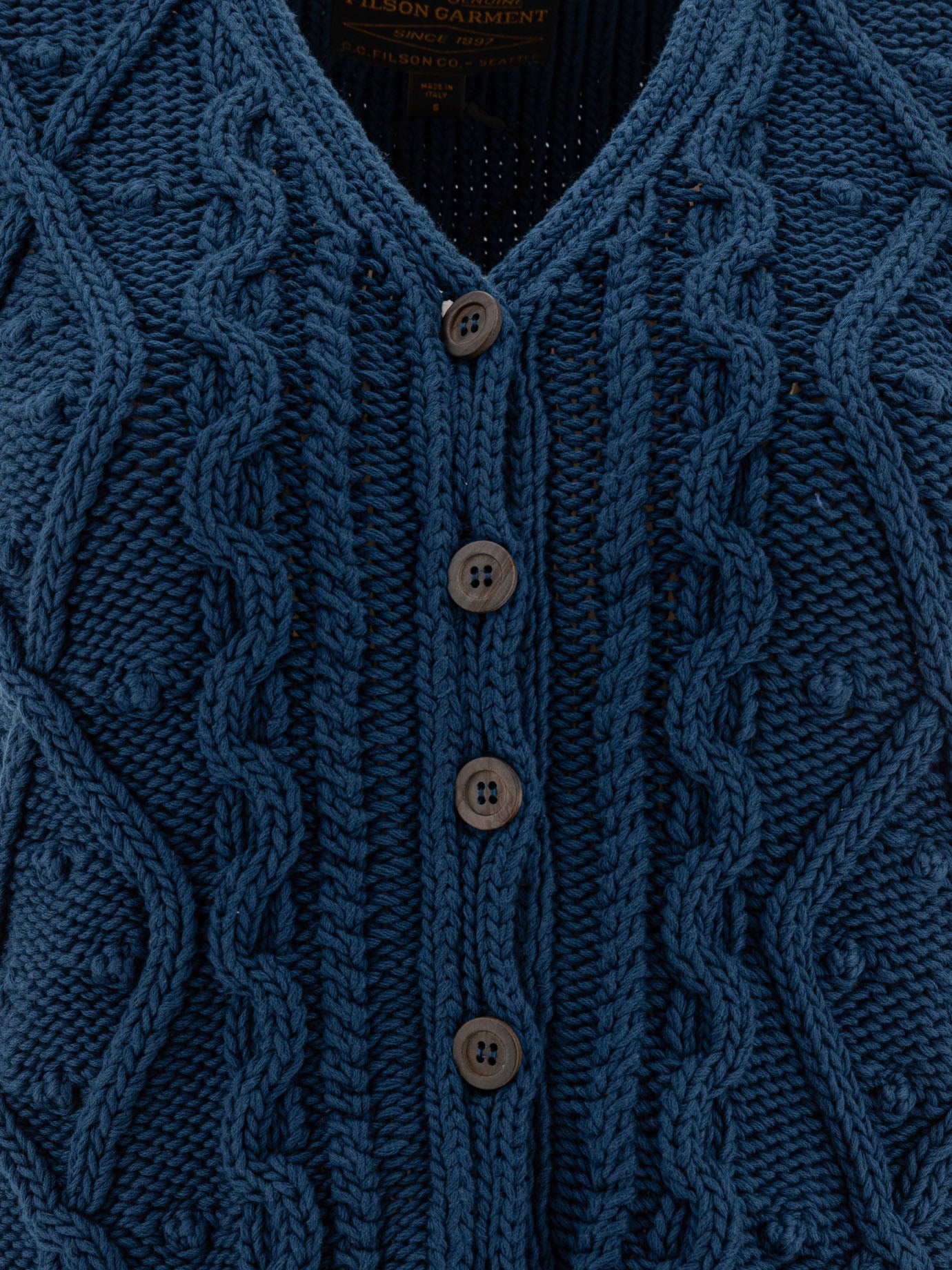 Cardigans Textured knit  Blue - Filson Women | PDP | VIETTI Online Store | Zoom-Modal_3
