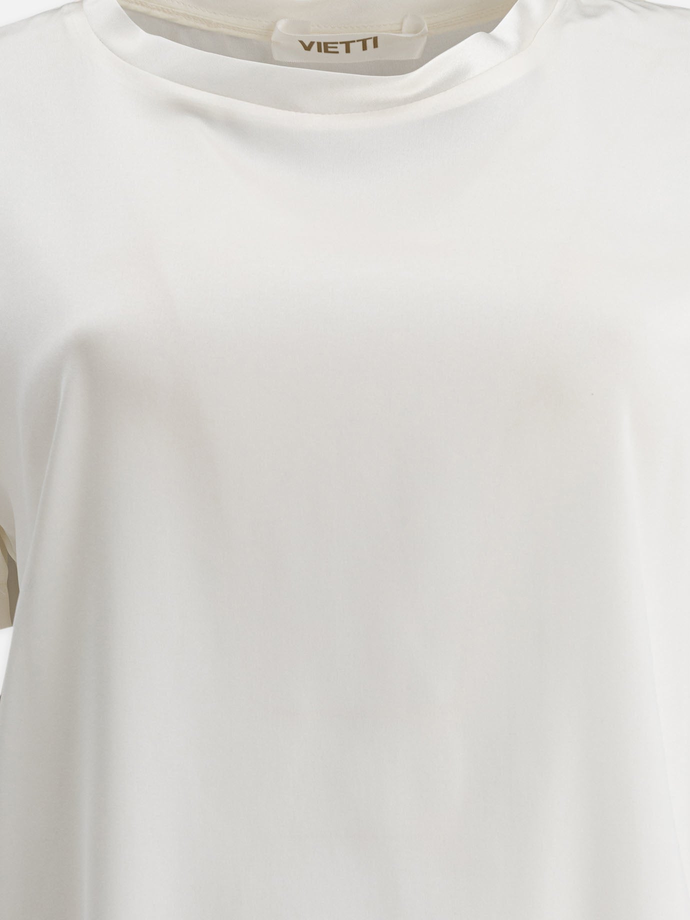 Crewneck t-shirts Solid colour  White - F.IT Women | PDP | VIETTI Online Store | Zoom-Modal_3
