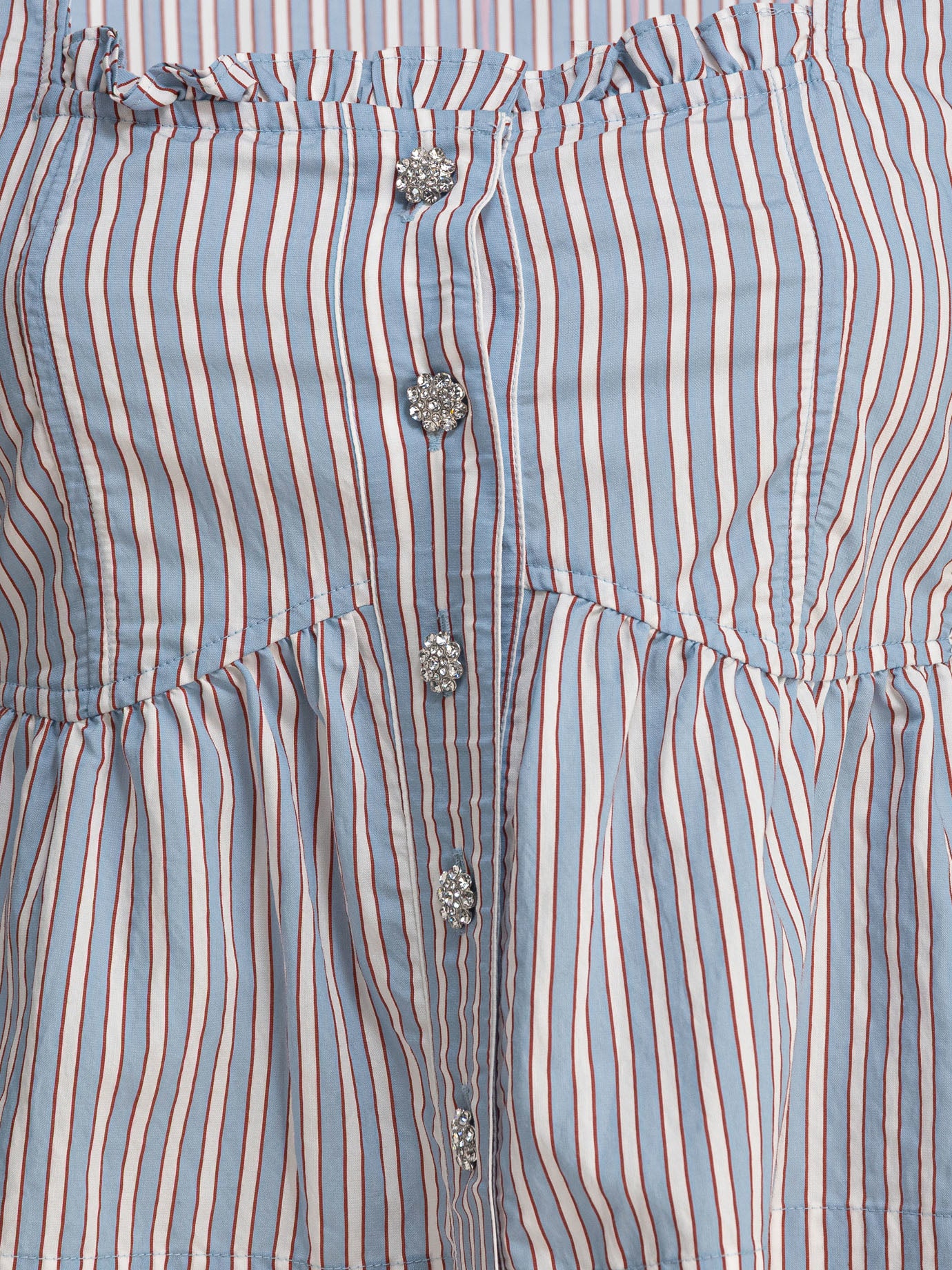 Blouses Striped  Light blue - Ganni Women | PDP | VIETTI Online Store | thumbnail_3