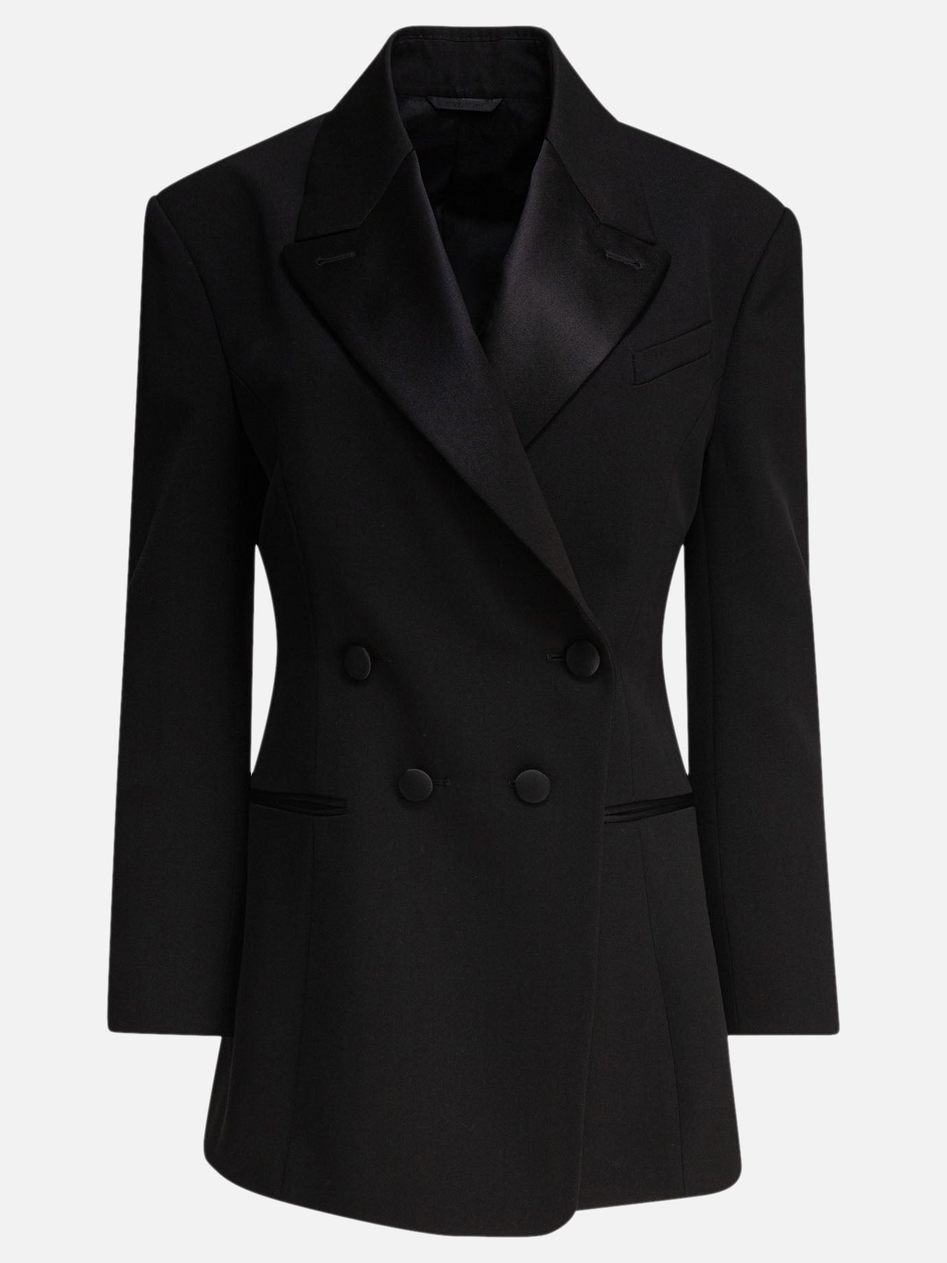 Givenchy Blazer with pleated back 13506982_38 Black thumbnail_1