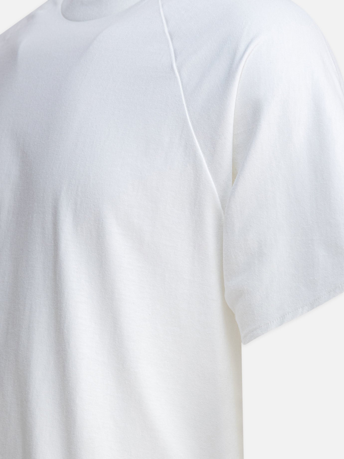 Crewneck t-shirts Solid colour  White - Goldwin Men | PDP | VIETTI Online Store | thumbnail_4