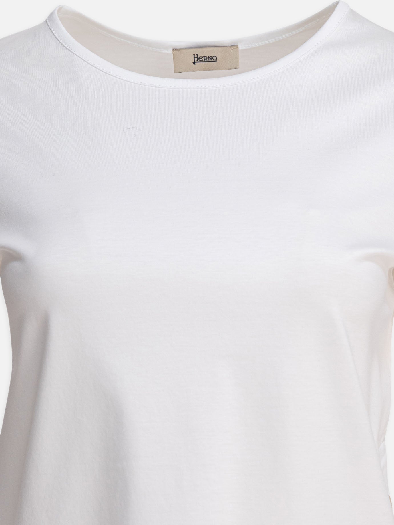 Round neck t-shirts Solid colour  White - Herno Women | PDP | VIETTI Online Store | Zoom-Modal_3
