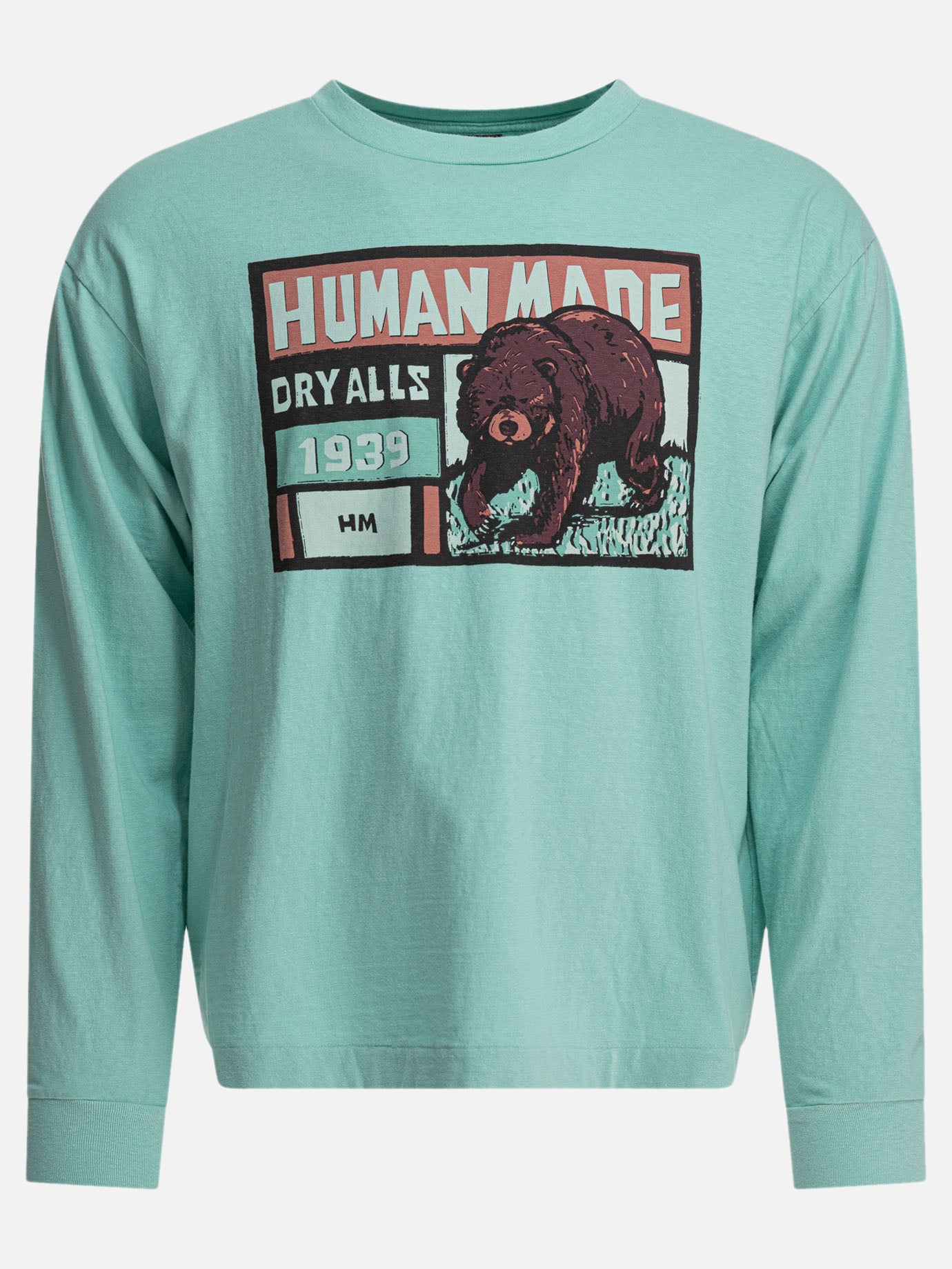 Crewneck t-shirts Logo  Green - Human Made Men | PDP | VIETTI Online Store | thumbnail