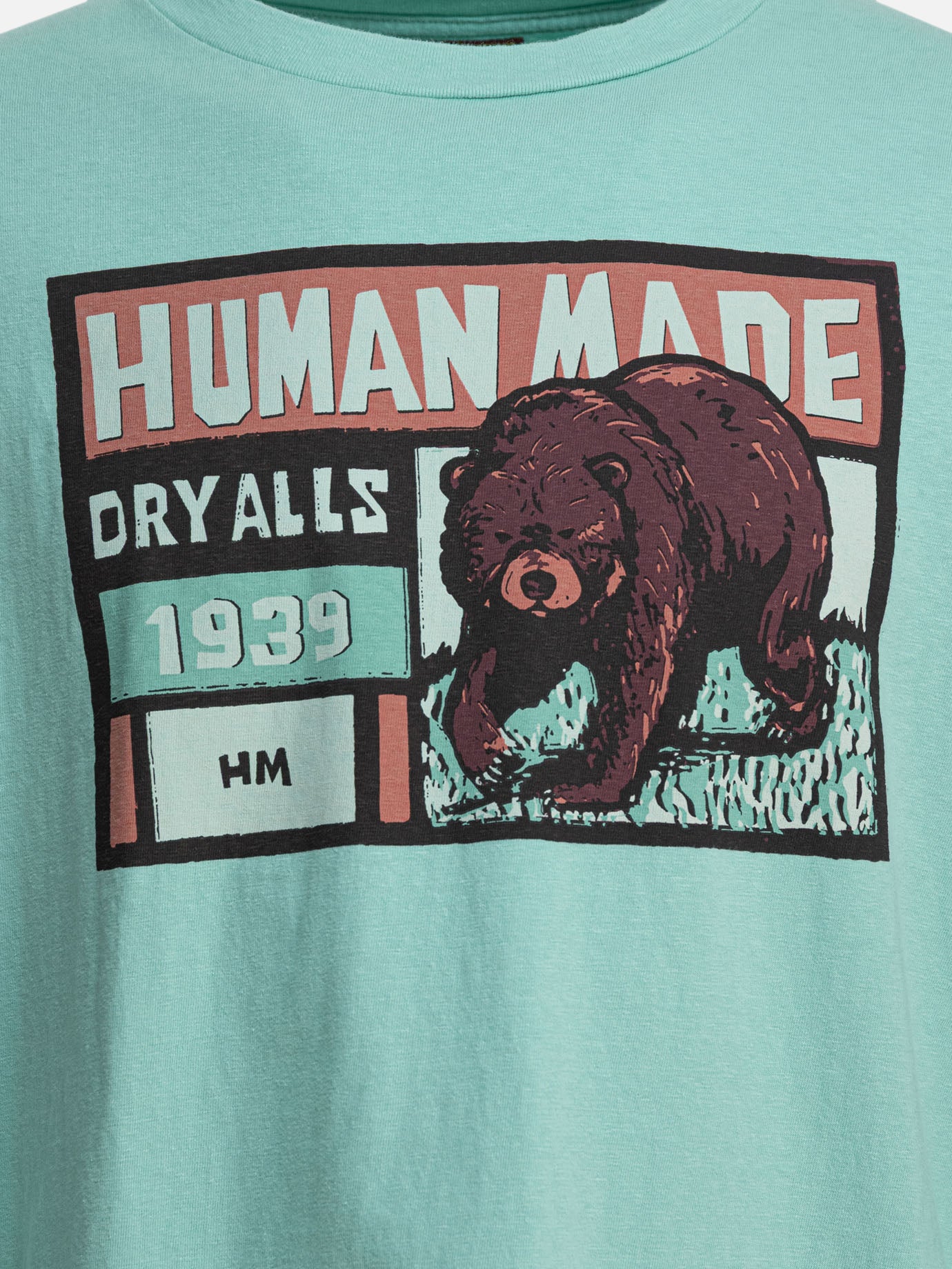 Crewneck t-shirts Logo  Green - Human Made Men | PDP | VIETTI Online Store | thumbnail_3