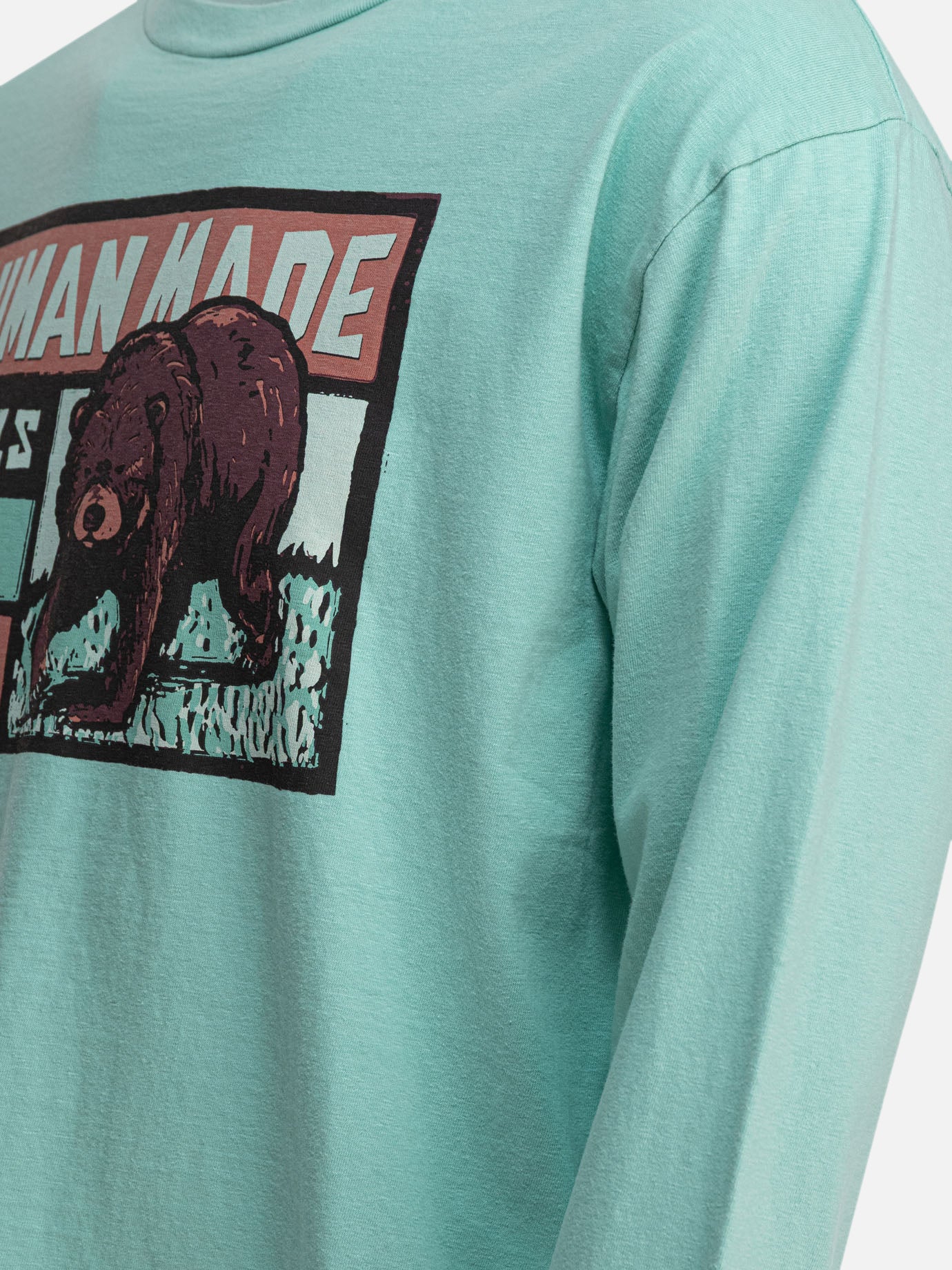 Crewneck t-shirts Logo  Green - Human Made Men | PDP | VIETTI Online Store | thumbnail_4