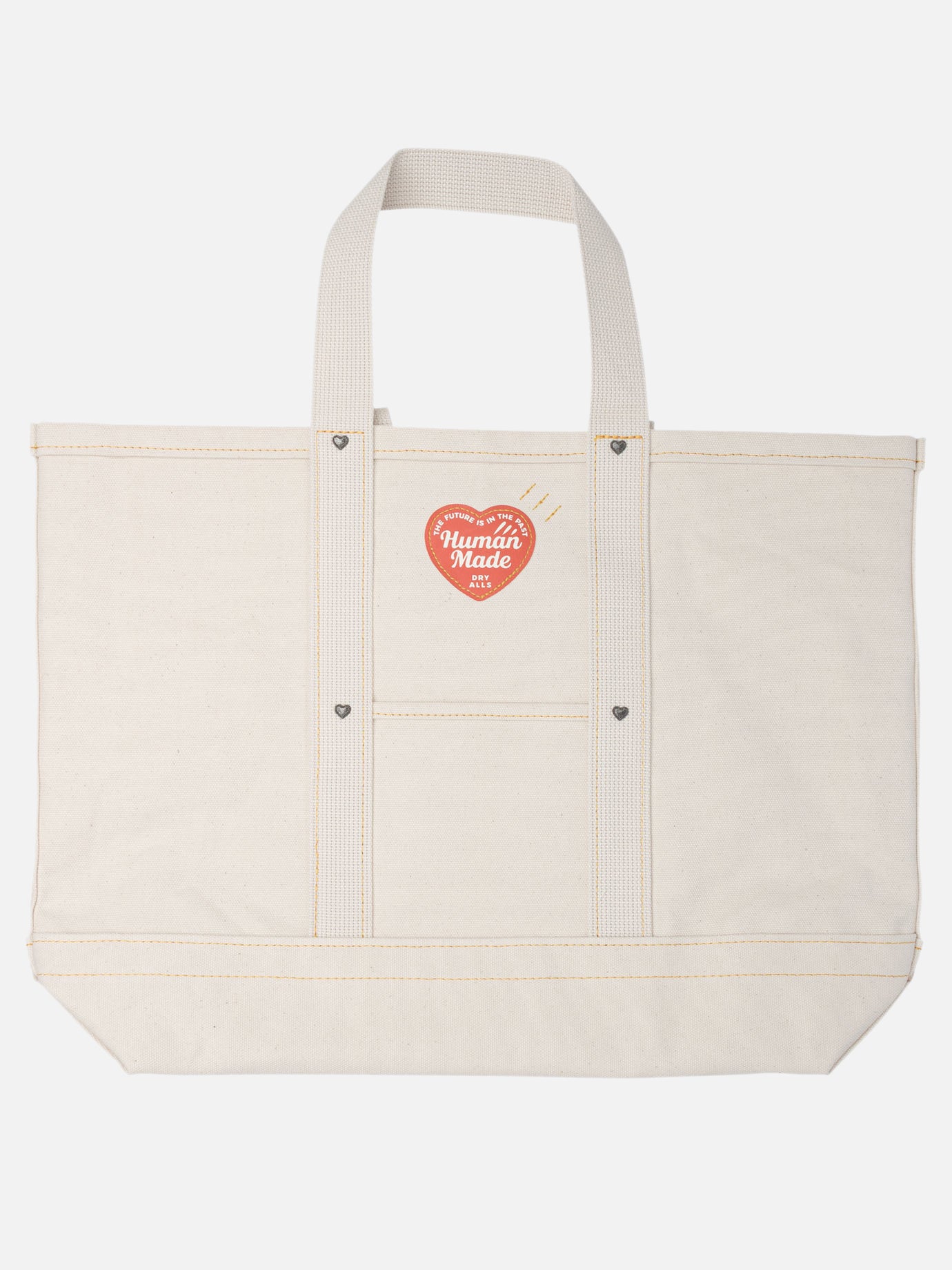 Human Made Logo tote bag 16620640_UNI White thumbnail_2