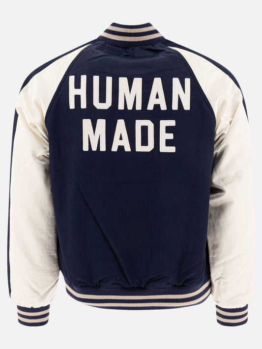 Human Made Vintage style bomber jacket 19574369_M Blue 2