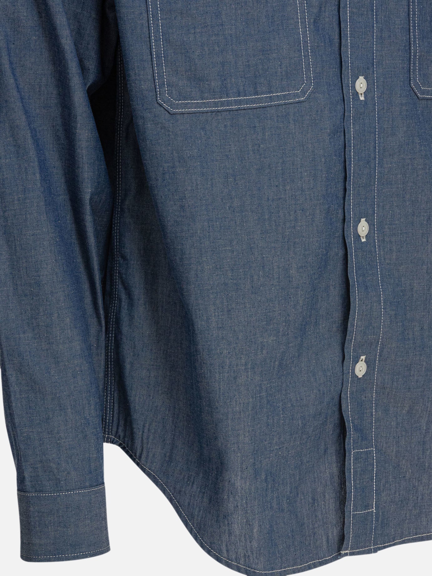 Casual shirts Solid colour  Blue - Human Made Men | PDP | VIETTI Online Store | Zoom-Modal_4
