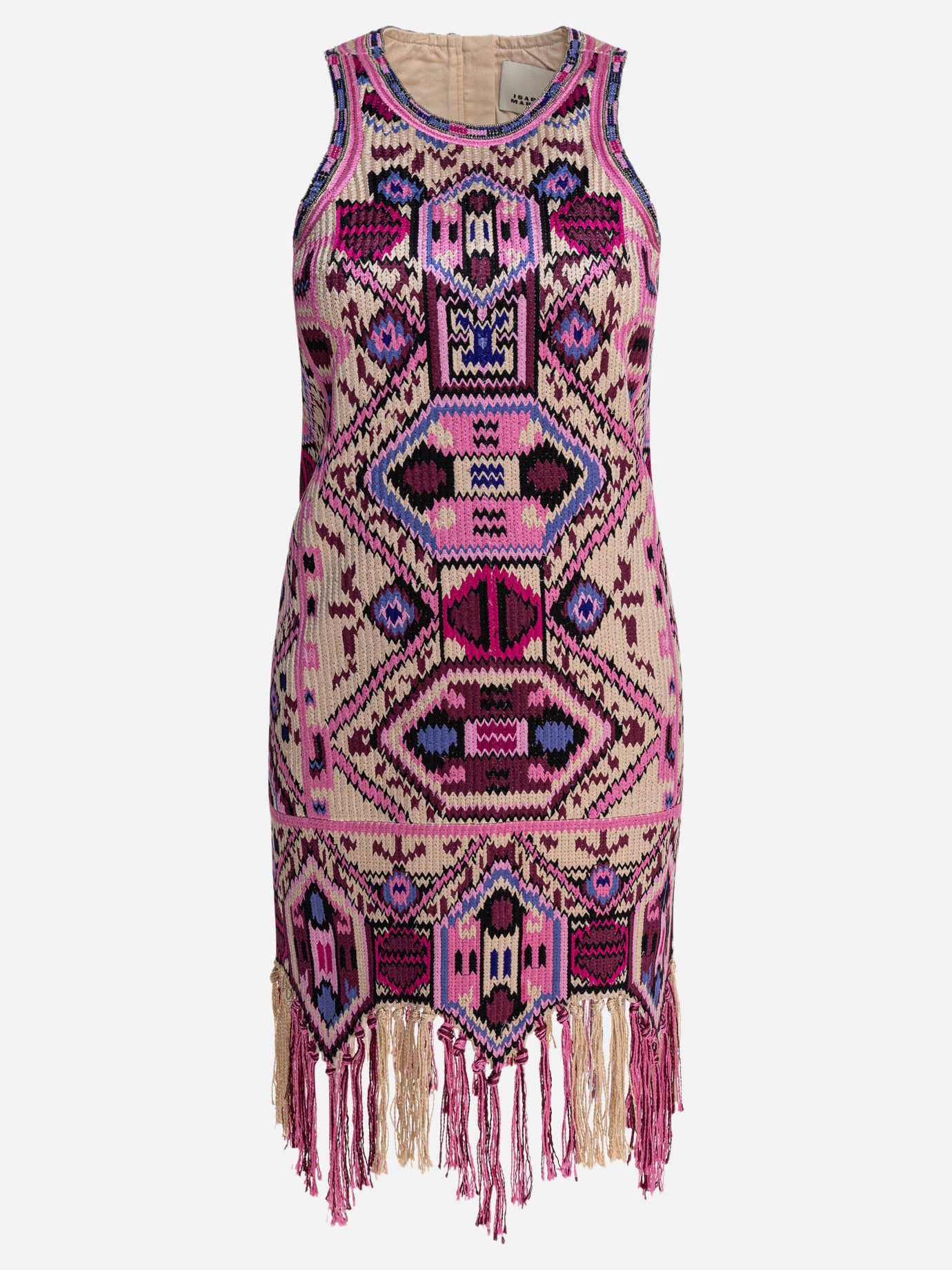 Mini dresses Embroidered  Pink - Isabel Marant Women | PDP | VIETTI Online Store | thumbnail