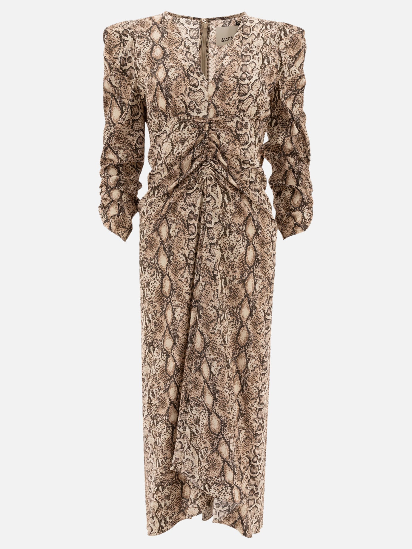 Long dresses Animal print  Beige - Isabel Marant Women | PDP | VIETTI Online Store | Zoom-Modal
